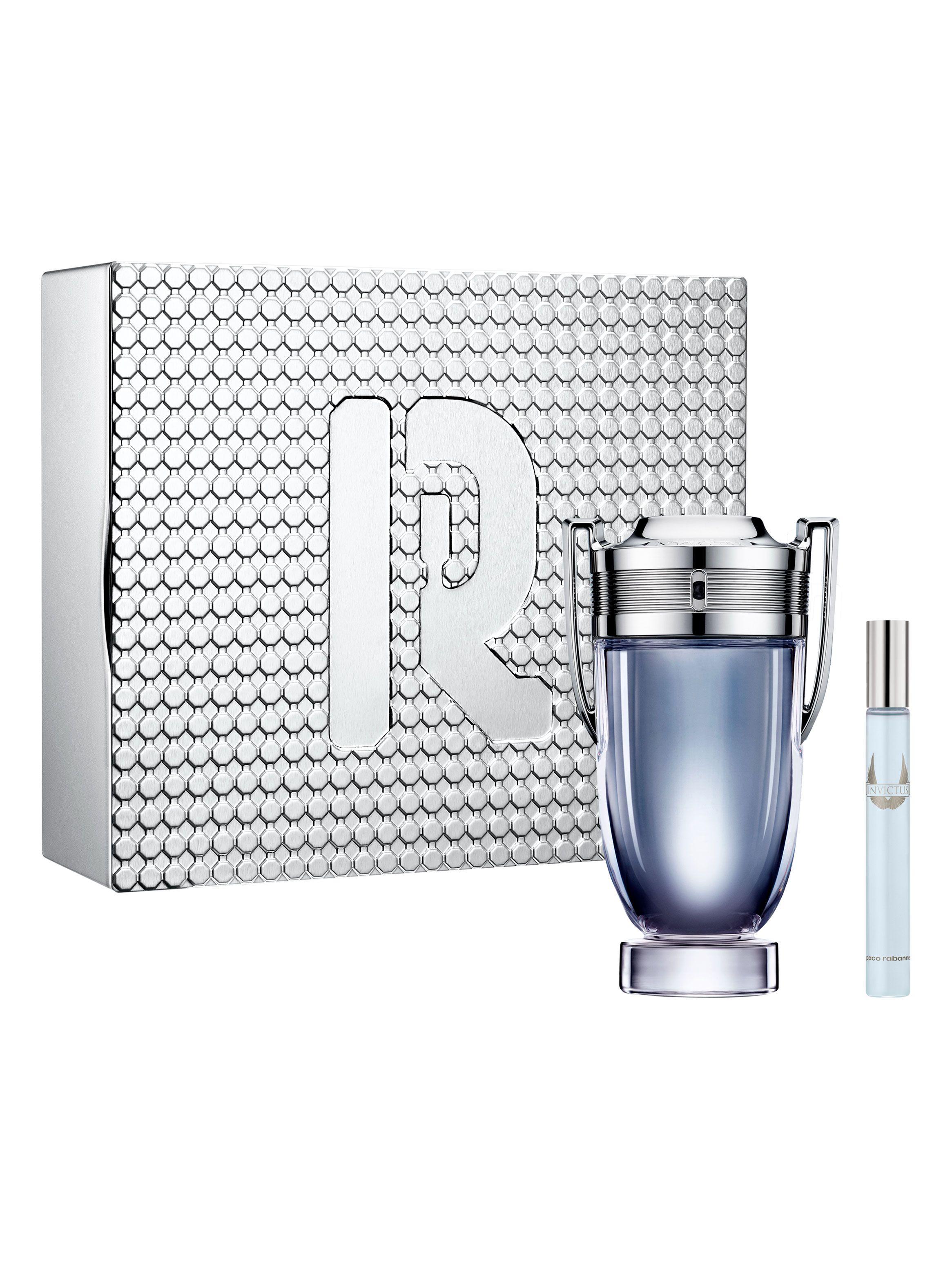 Set Perfume Invictus EDT Hombre 200 ml + EDT 10 ml Paco Rabanne-0