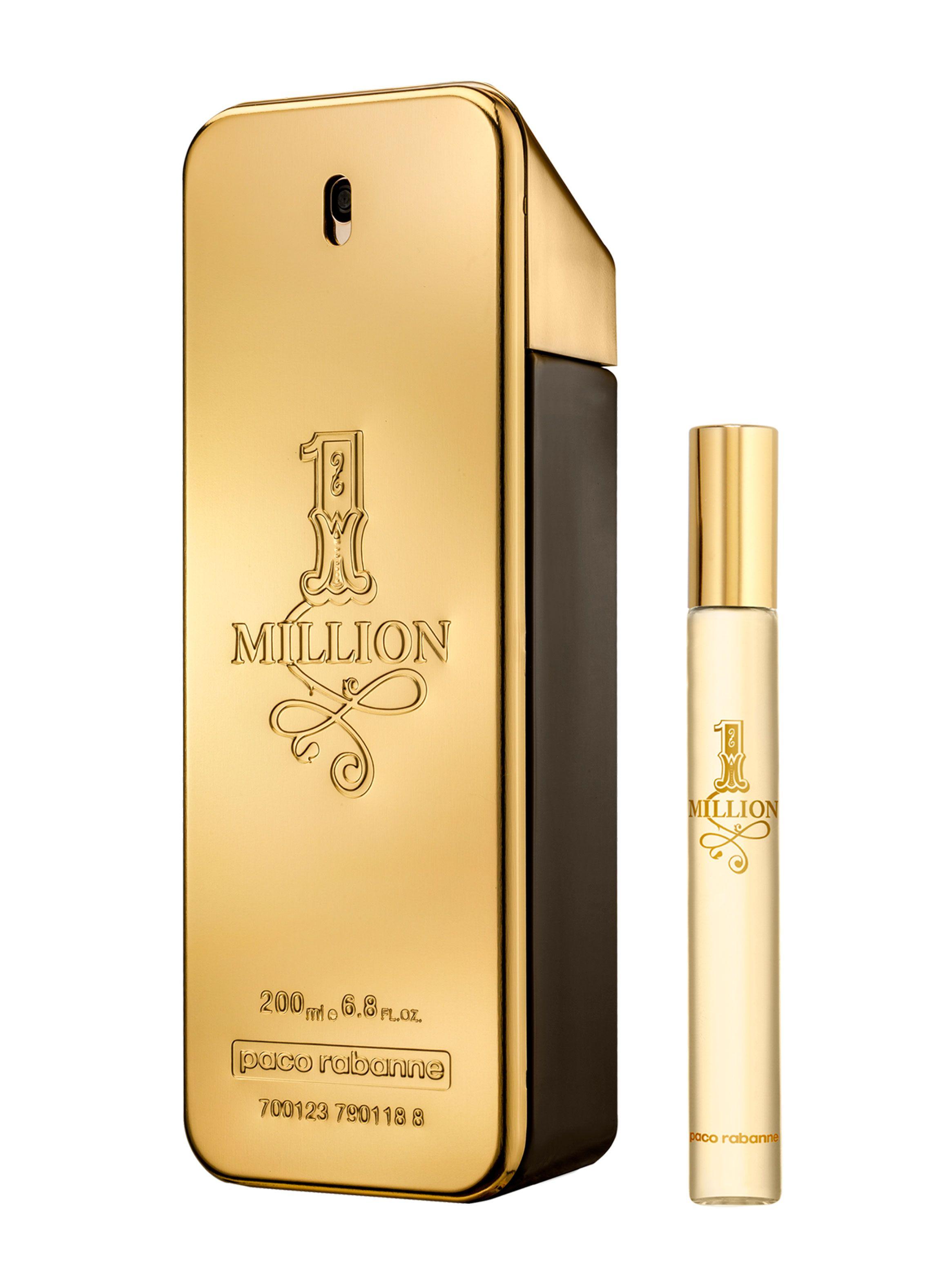 Set Perfume 1 Million EDT Hombre 200 ml +  EDT 10 ml Paco Rabanne-1