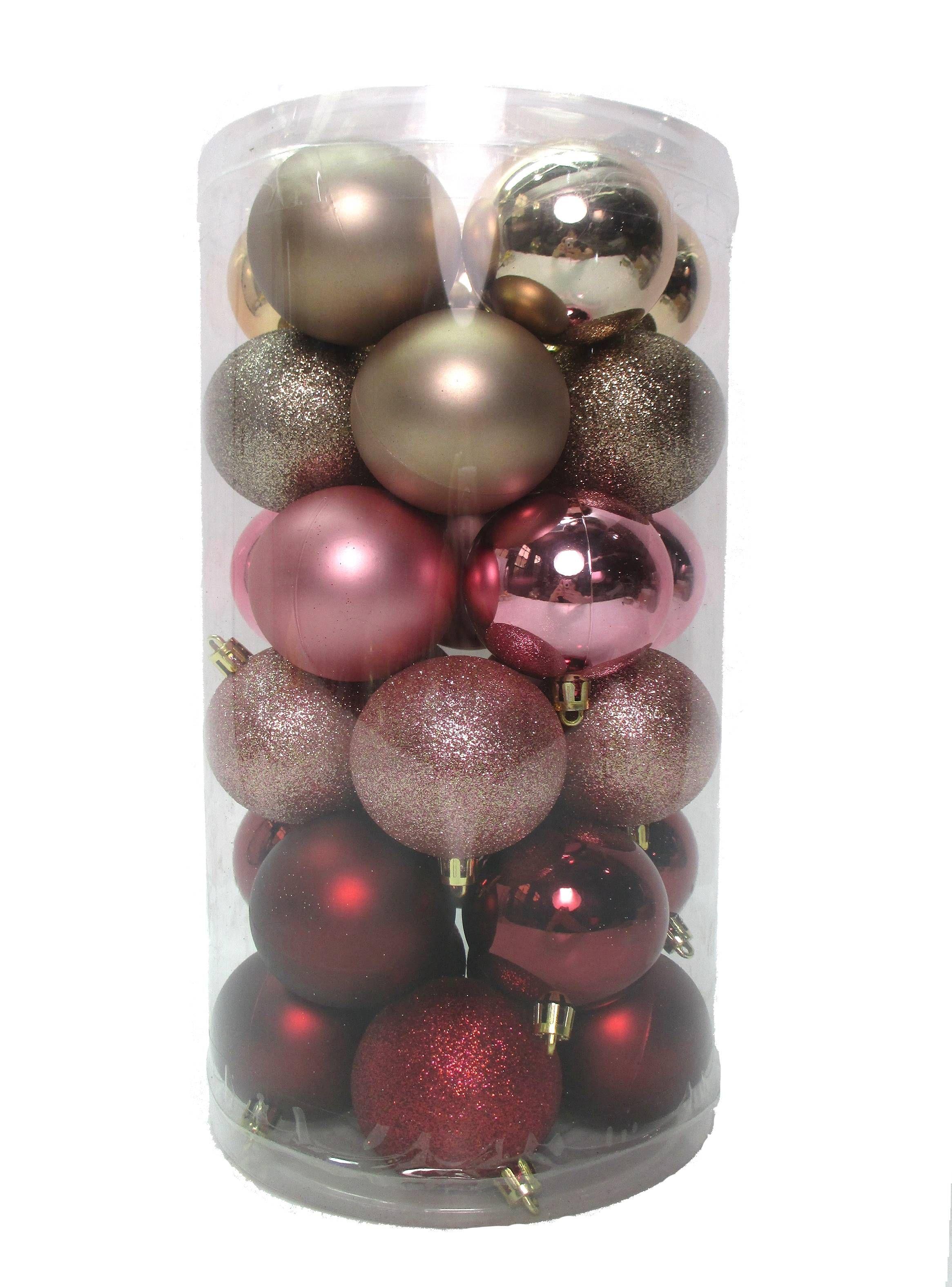 Set 30 Esferas Navidad Mixto 4-8