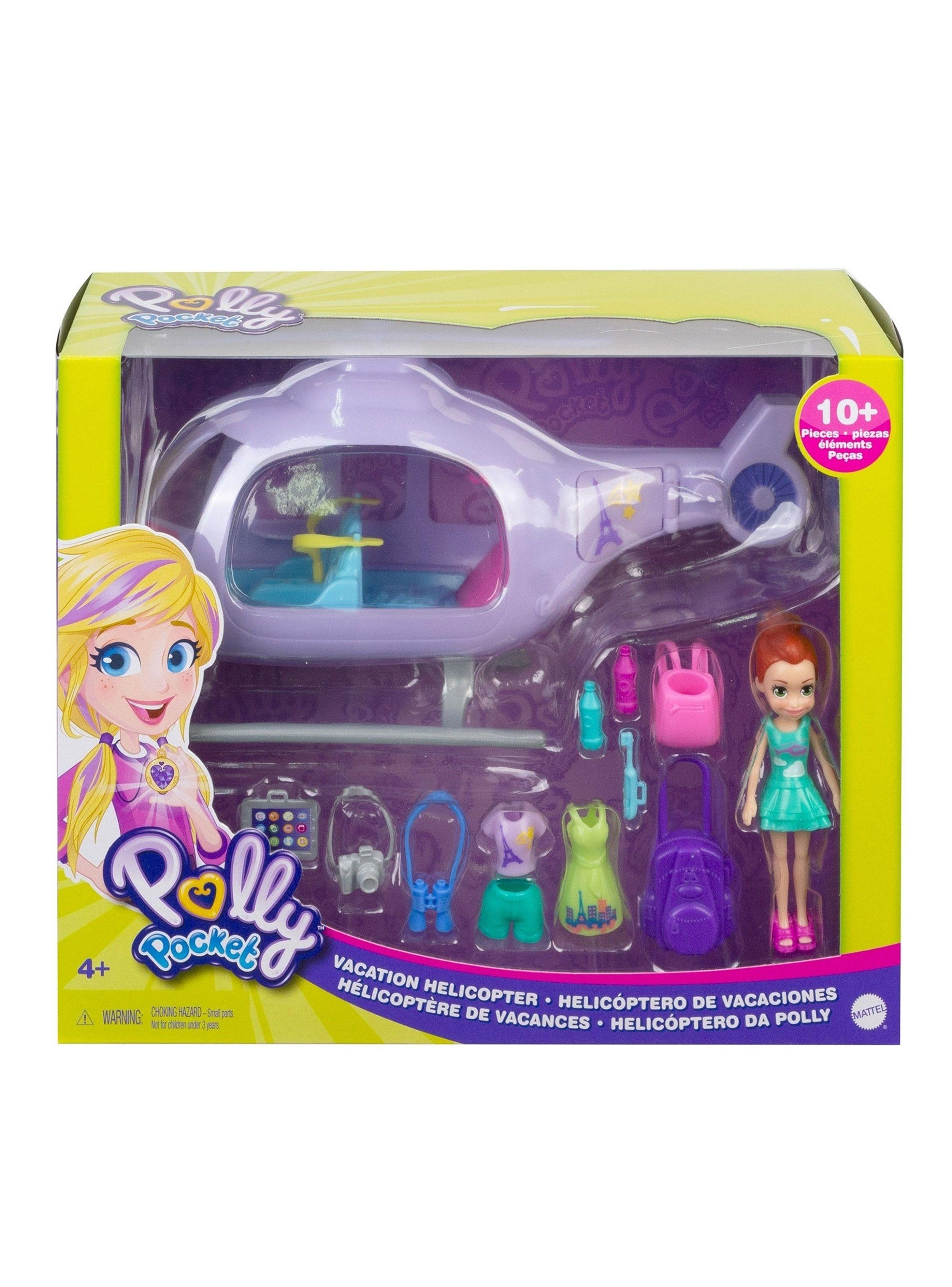 Accesorio Polly Pocket de Muñecas Helicóptero de Vacaciones-3