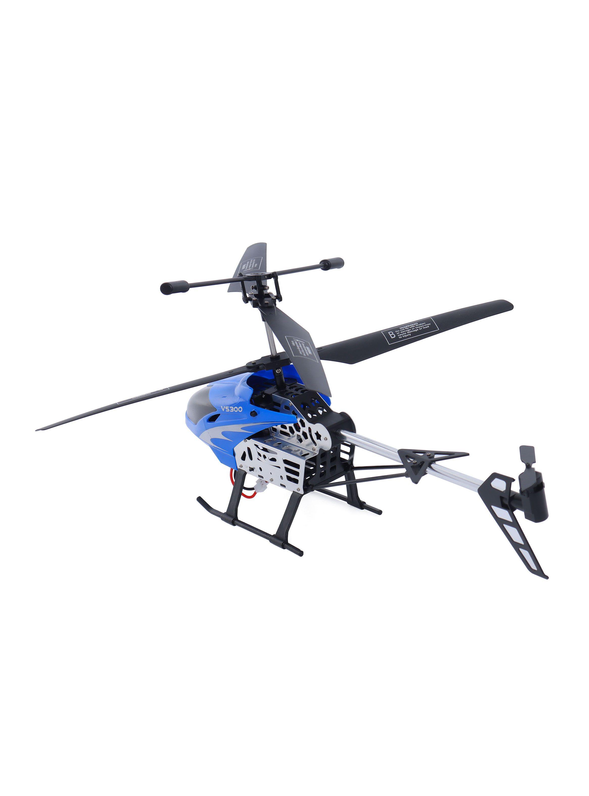 Helicóptero Control Remoto 3.5 Canales Multidirección Luz Azul-4