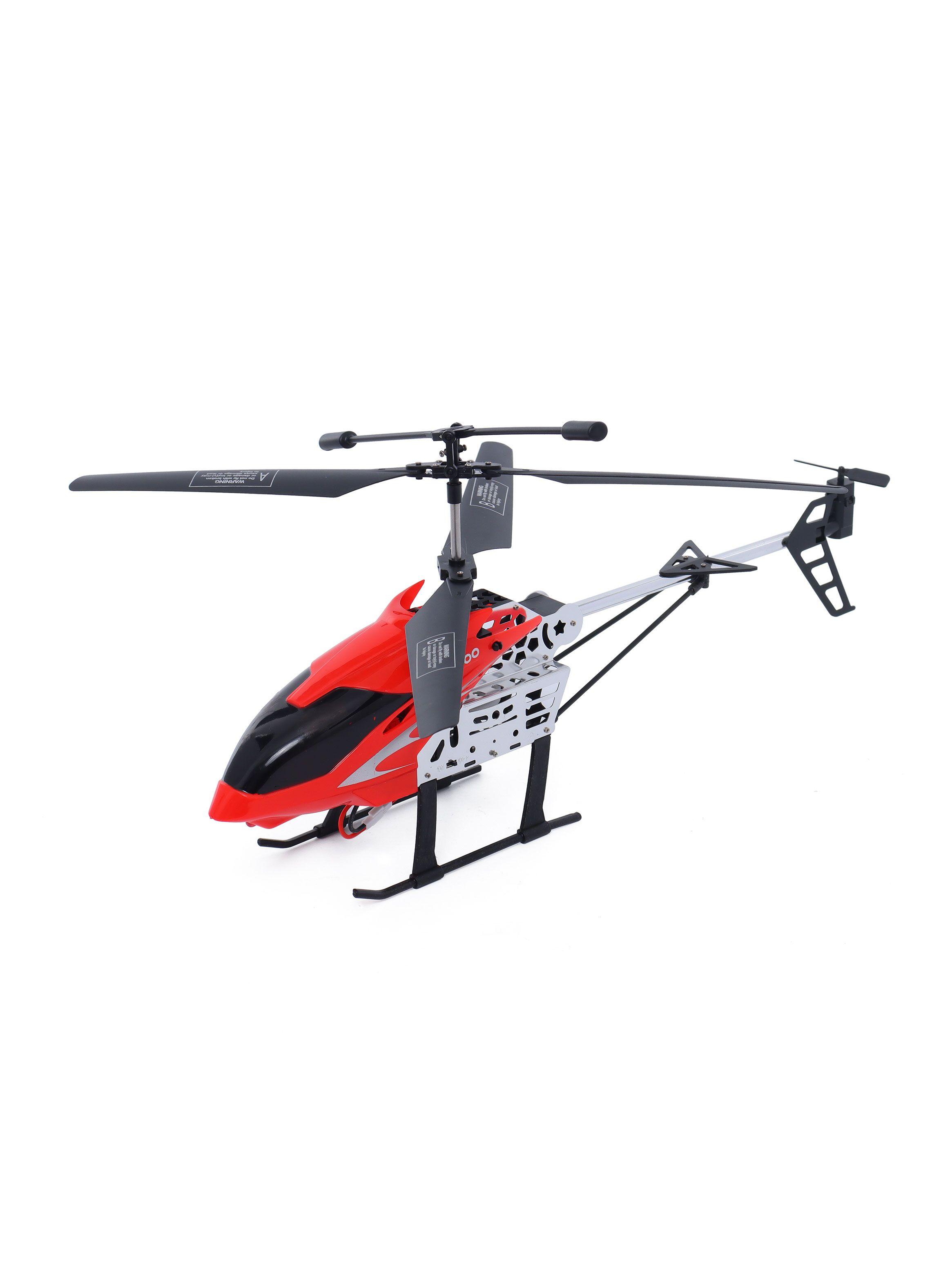 Helicóptero Control Remoto 3.5 Canales Multidirección Luz Rojo-3