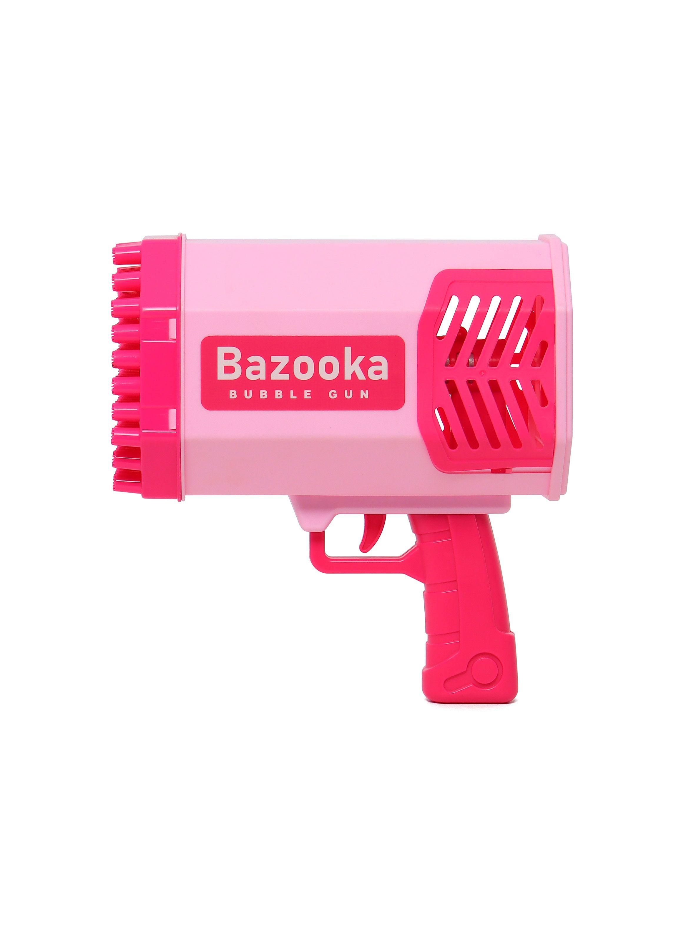 Lanzador de Burbujas con Luz + Cargador USB Rosado-2