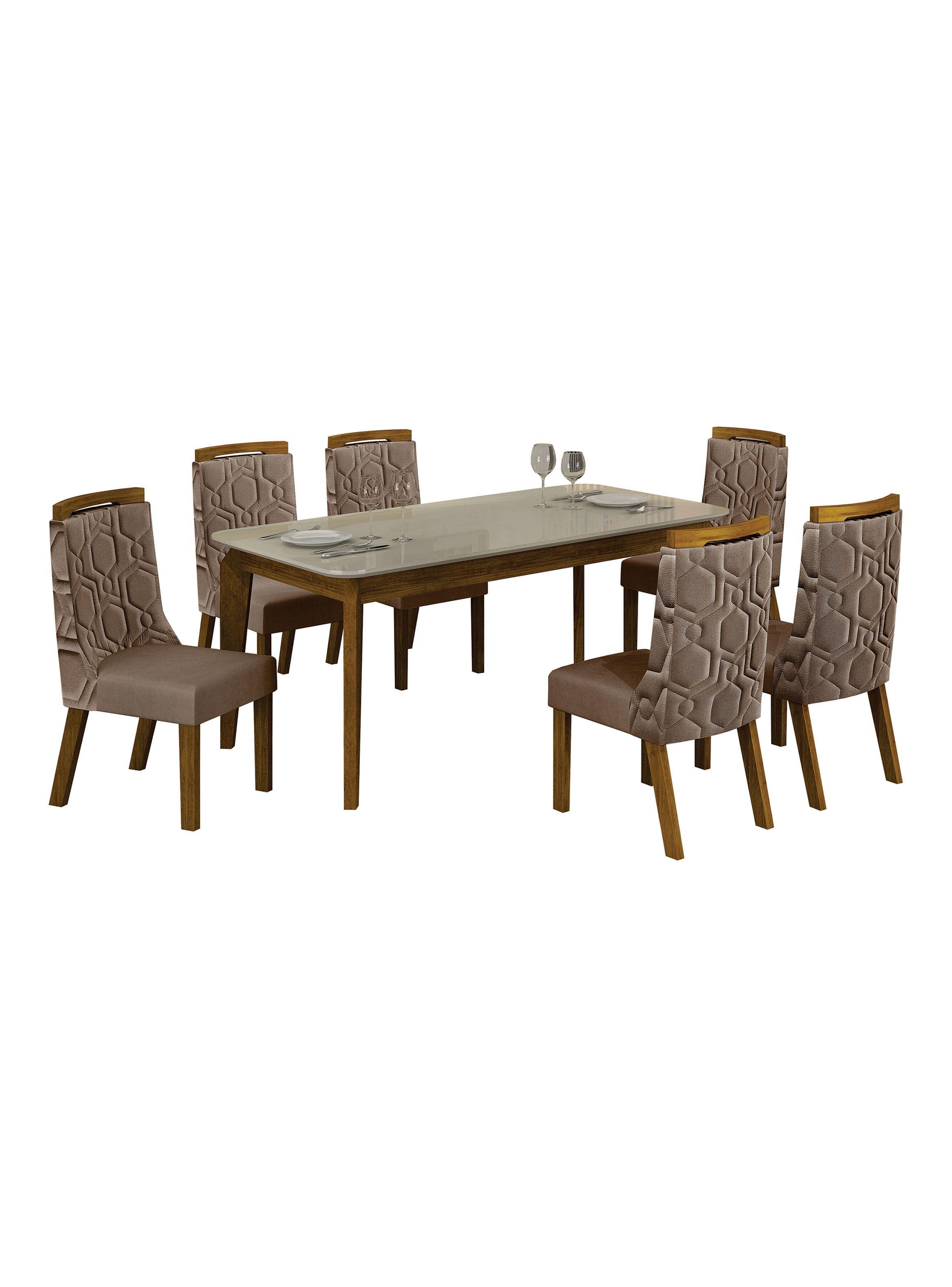 Juego Comedor Brenda 6 Sillas-0