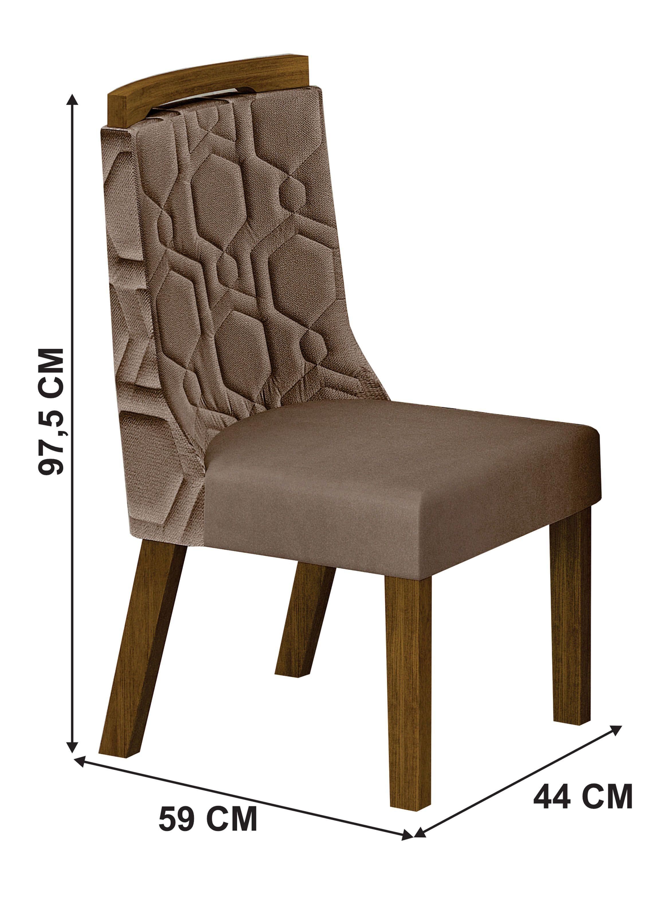 Juego Comedor Brenda 6 Sillas-2