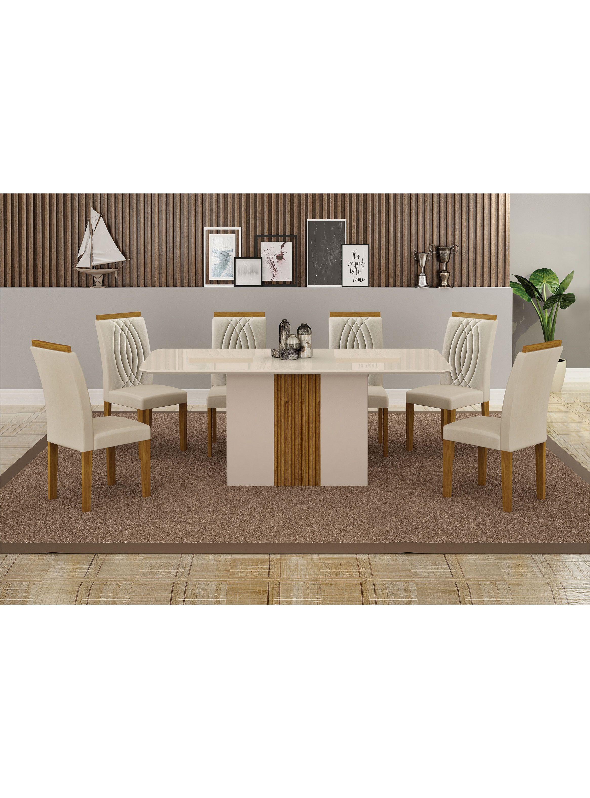 Juego Comedor Doha 6 Sillas-5
