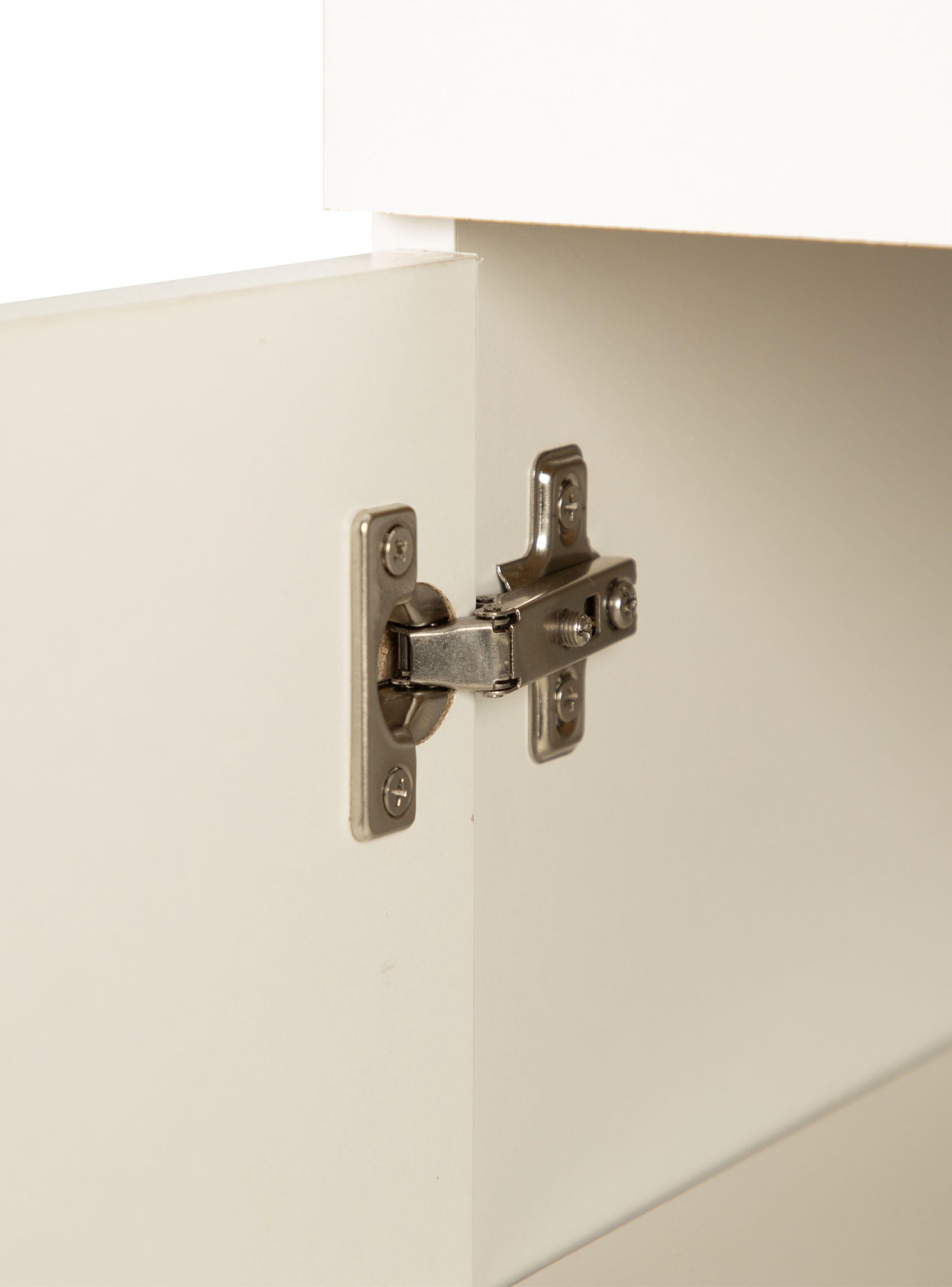 Mueble Auxiliar Cocina 1C 2P 1R Blanco-4