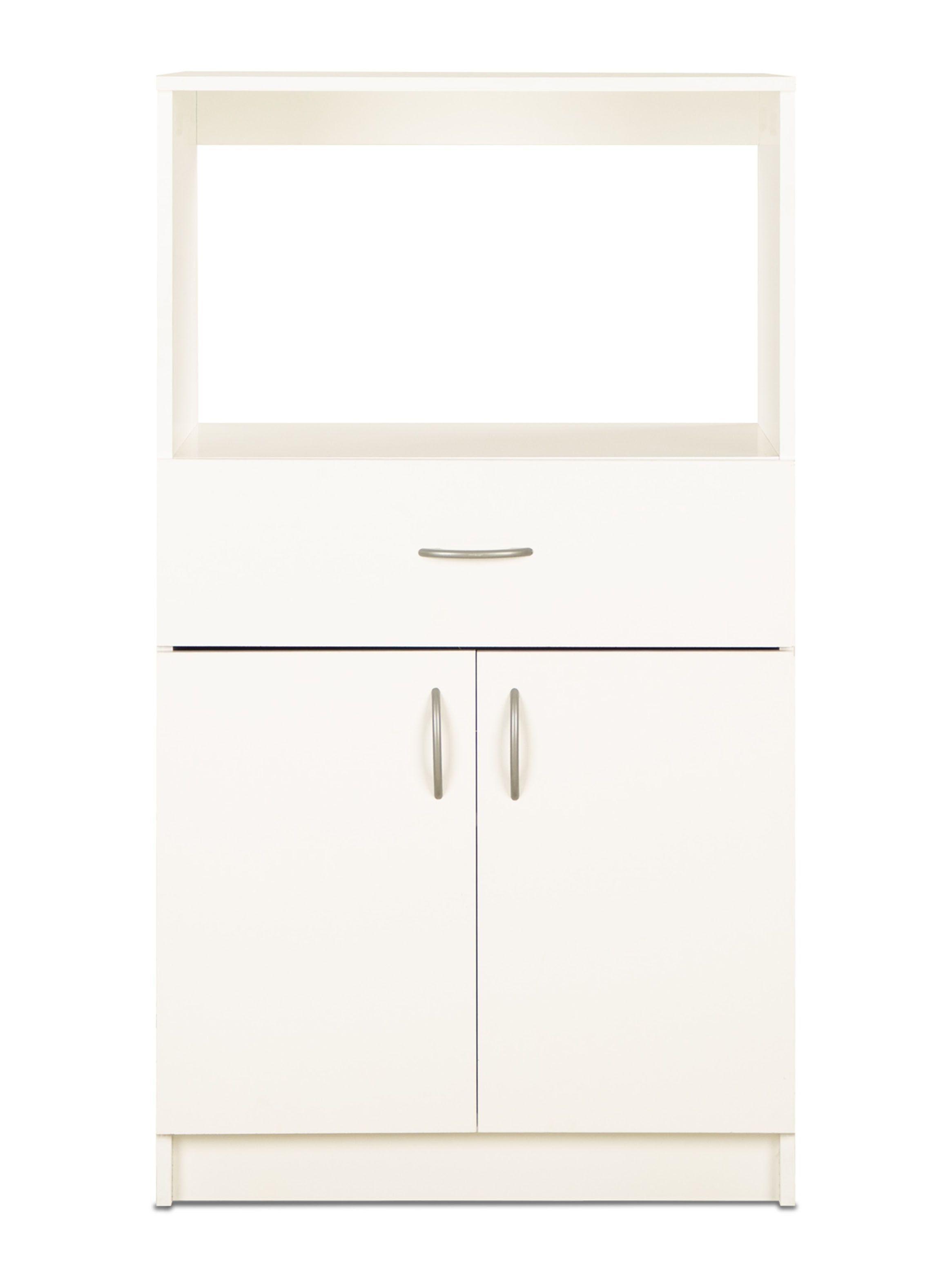 Mueble Auxiliar Cocina 1C 2P 1R Blanco-0