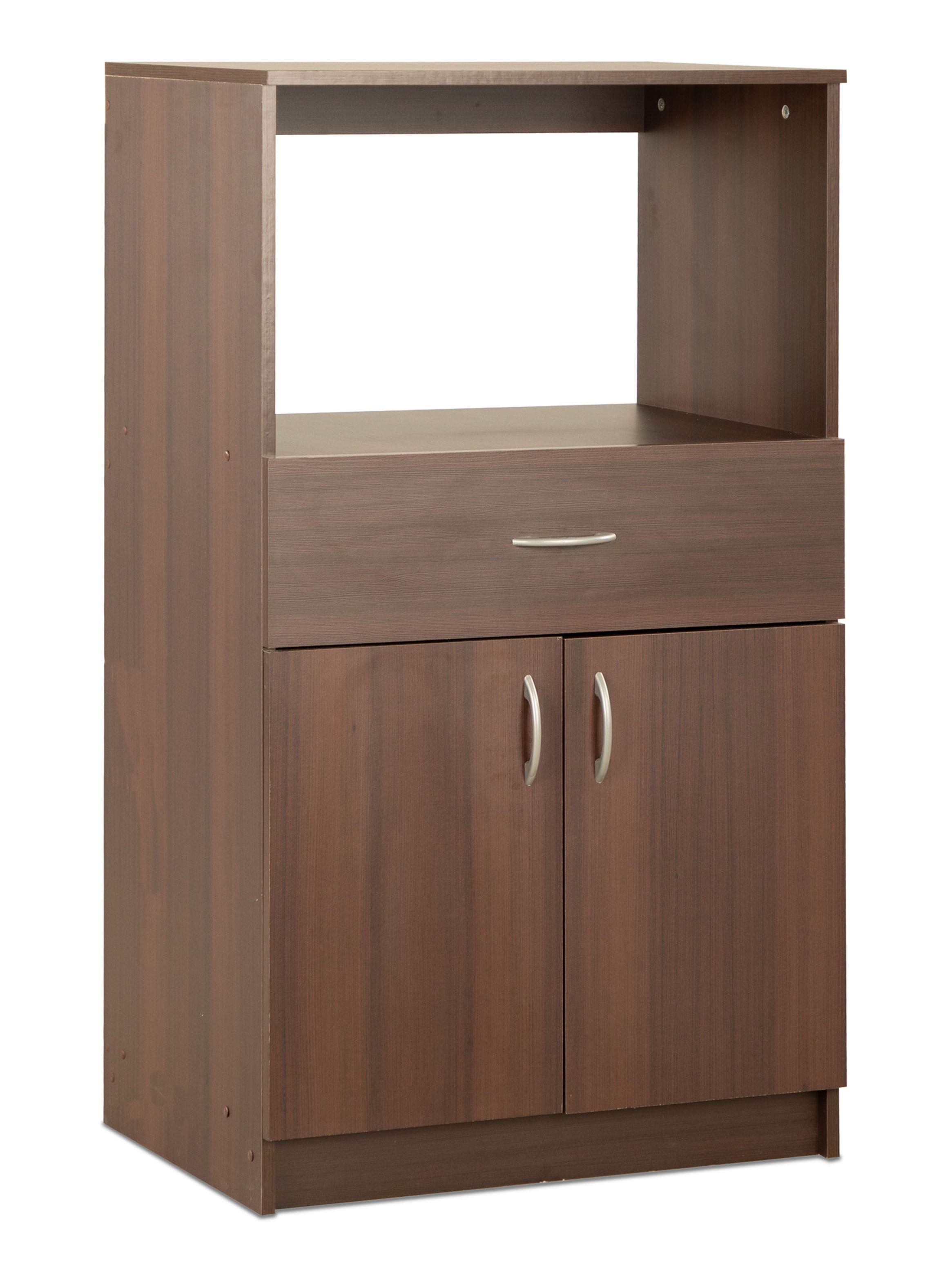 Mueble Auxiliar Cocina 1C 2P 1R Chocolate-2