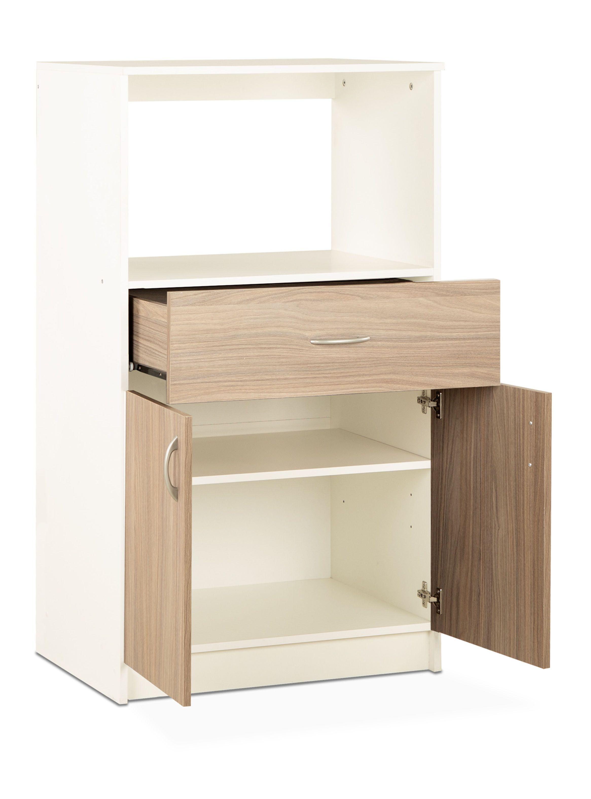 Mueble Auxiliar Cocina 1C 2P 1R Bicolor-3