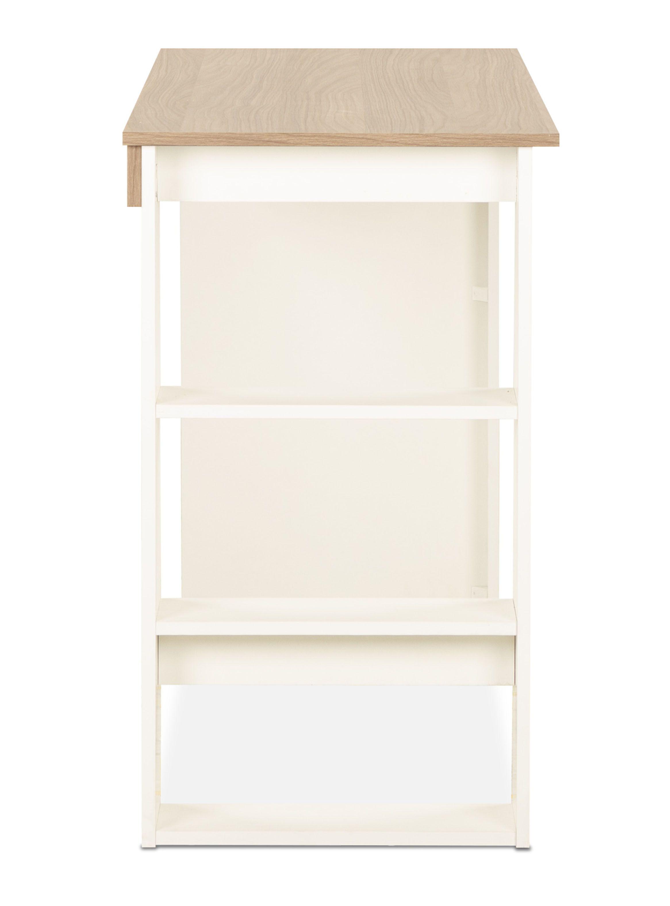 Escritorio 2 Repisas Laterales Bicolor-3