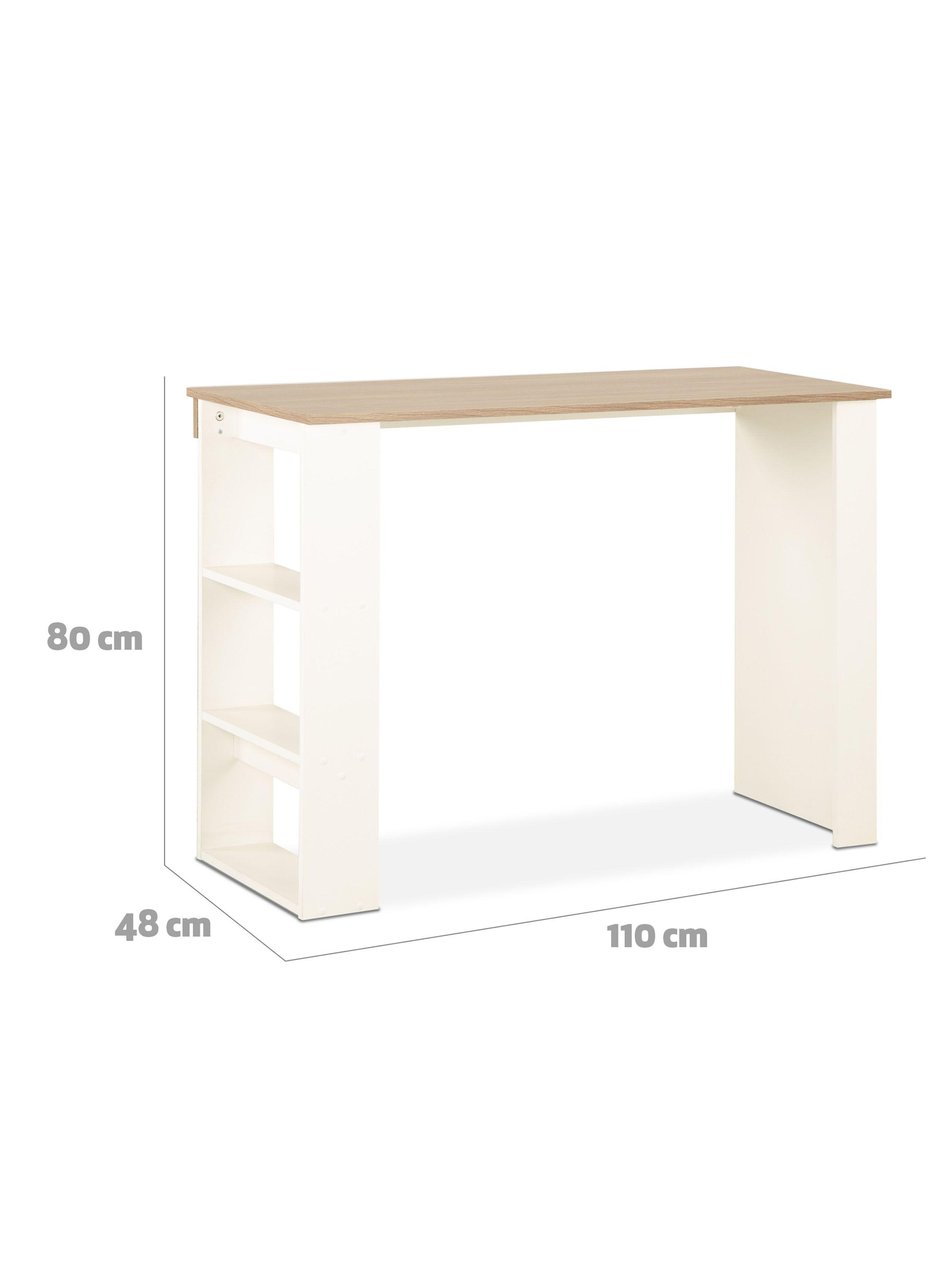 Escritorio 2 Repisas Laterales Bicolor-1