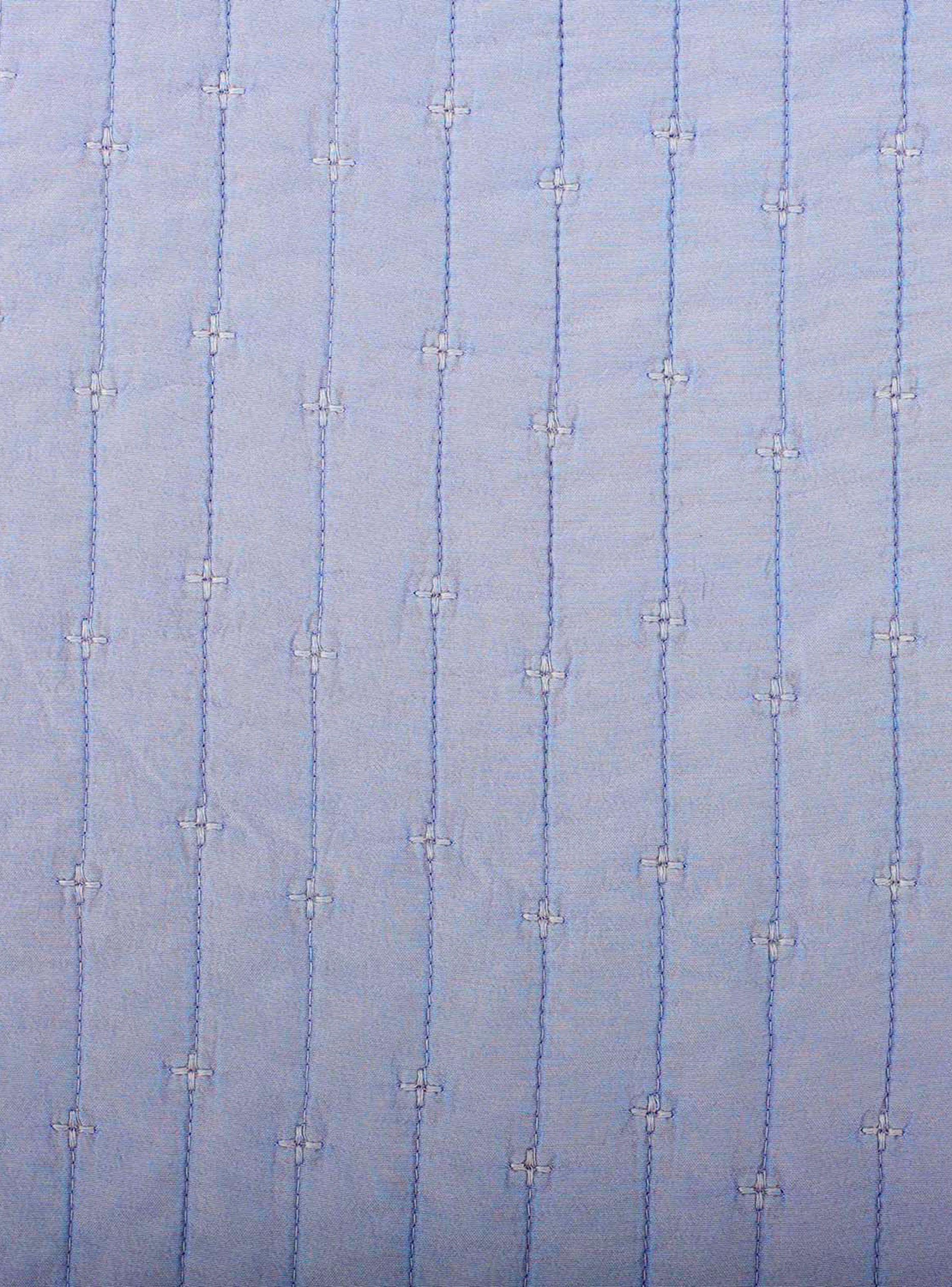 Quilt 2 Plazas Hebra Patchwork Azul-2