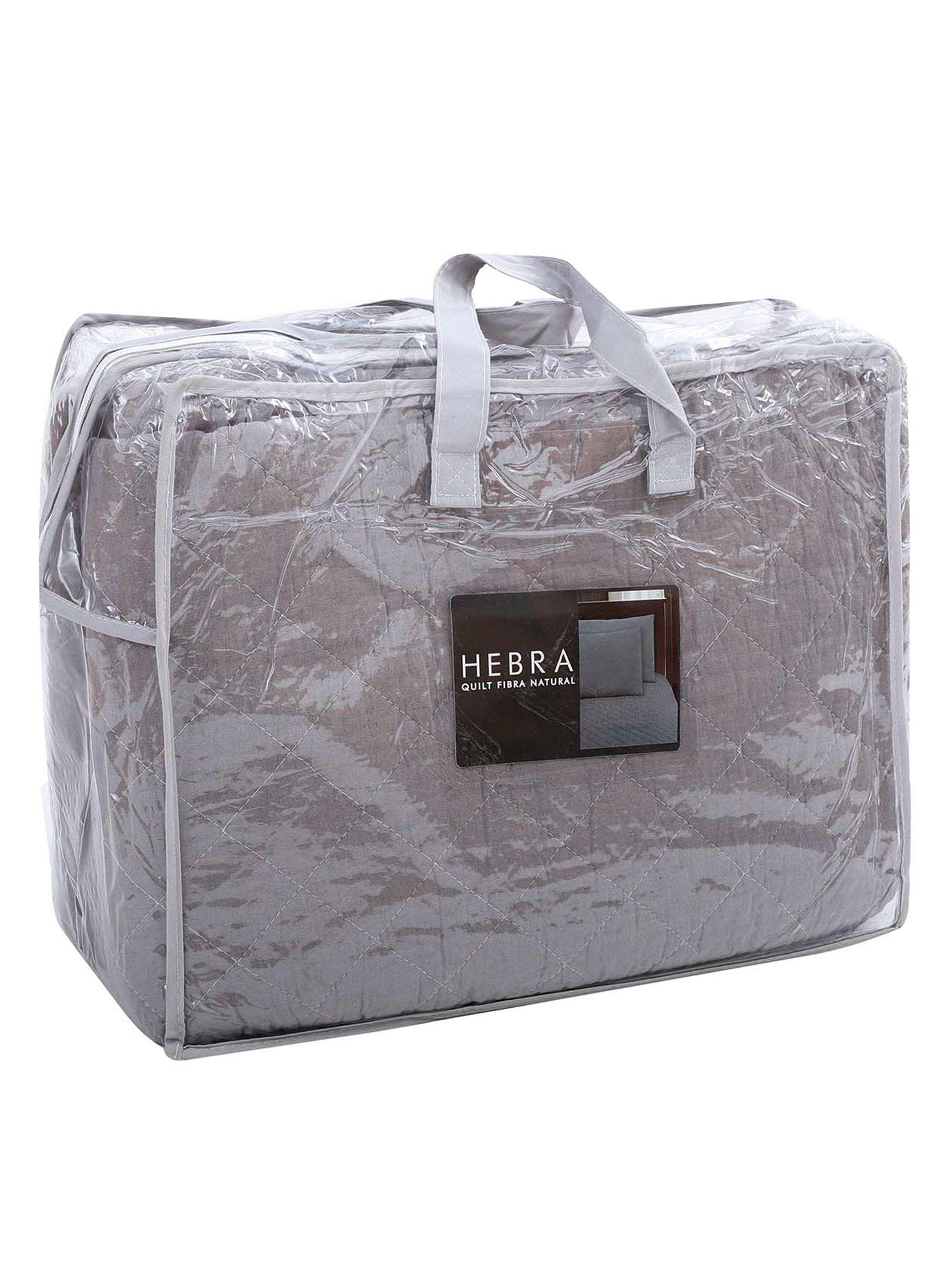 Quilt Hebra King Fibra Gris-3