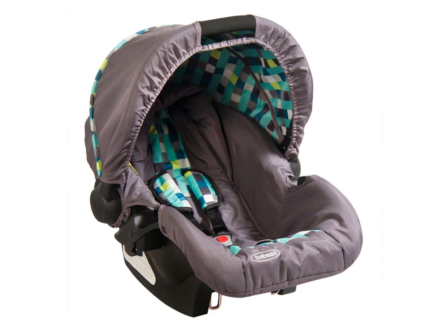 Coche Bebesit Travel Gris y Verde-2