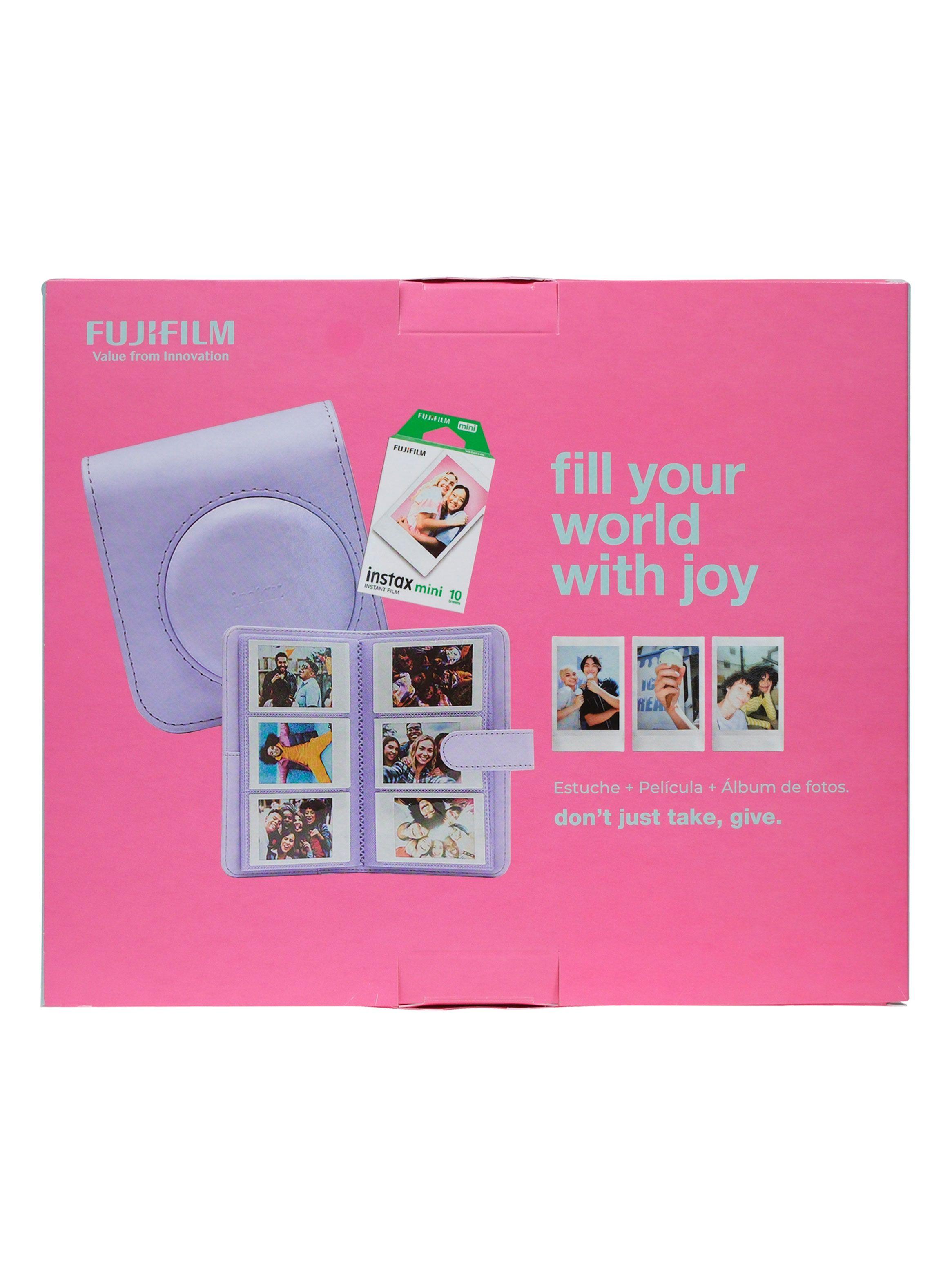 Kit Estuche + Álbum de Fotos + Film 10 Fotos Rosado Pastel-2