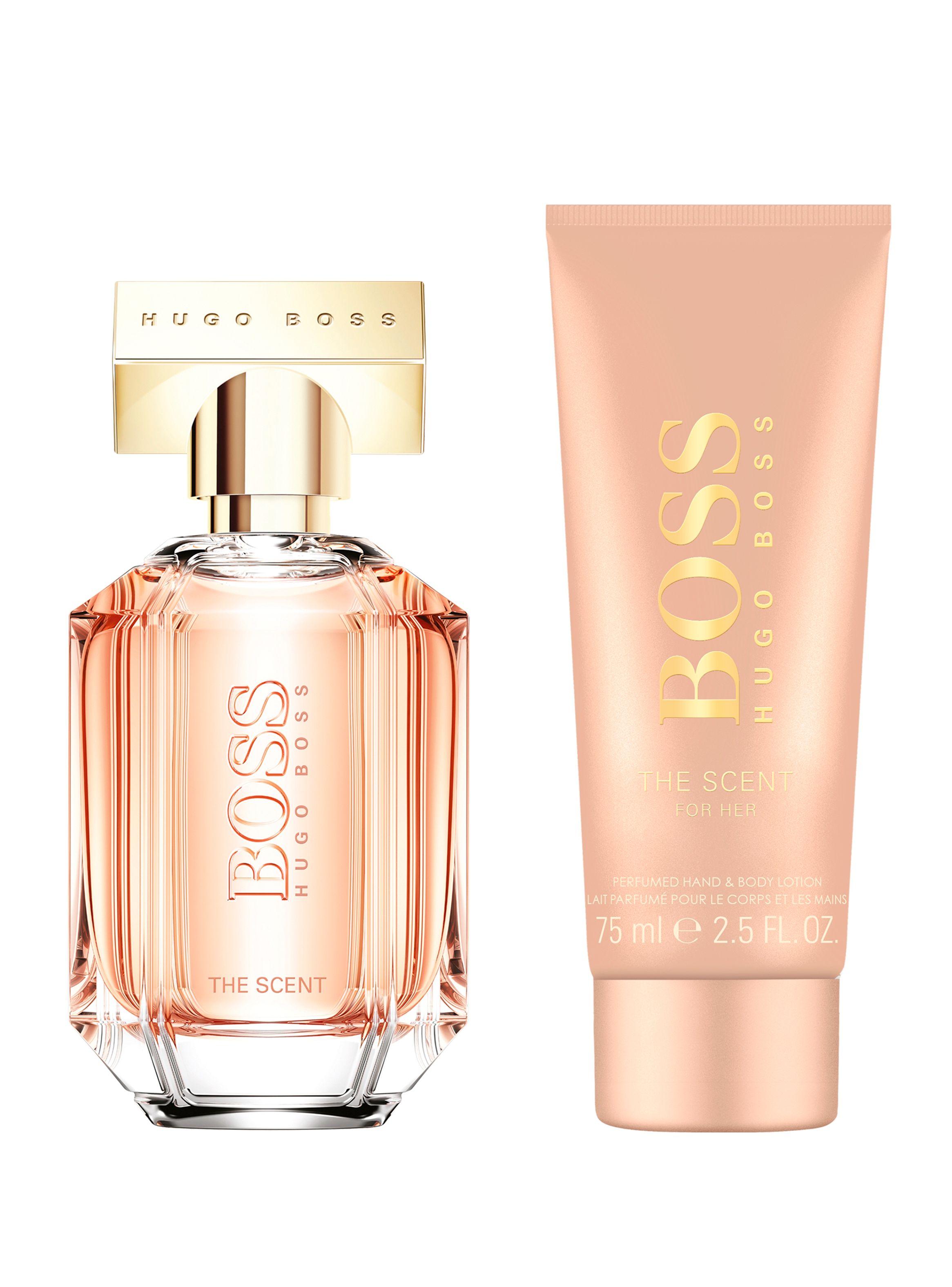 Set Perfume Boss The Scent For Her EDP Mujer 50 ml + Body Lotion 75 ml-0
