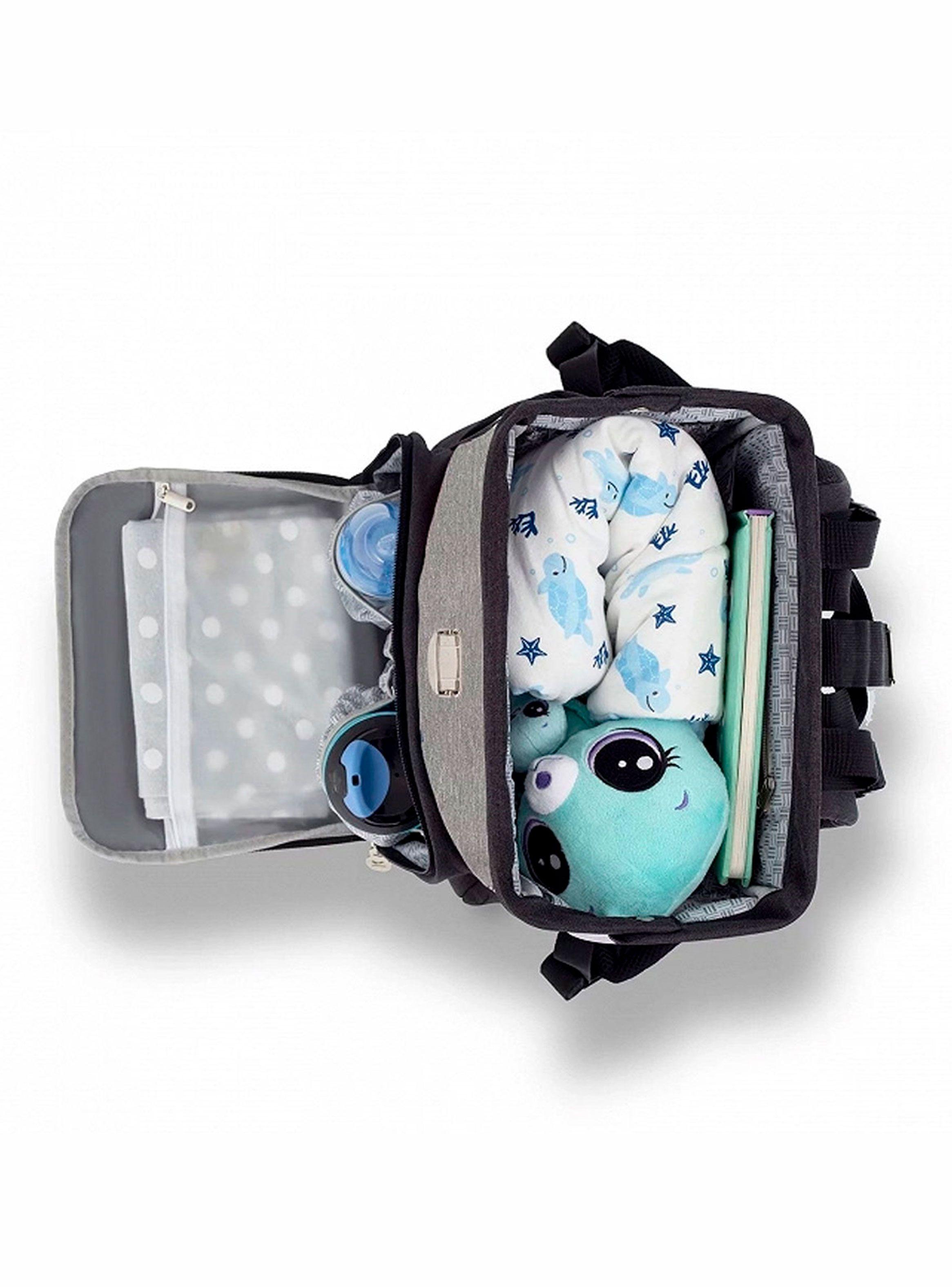 Mochila Para Bebes Molly Negro-2