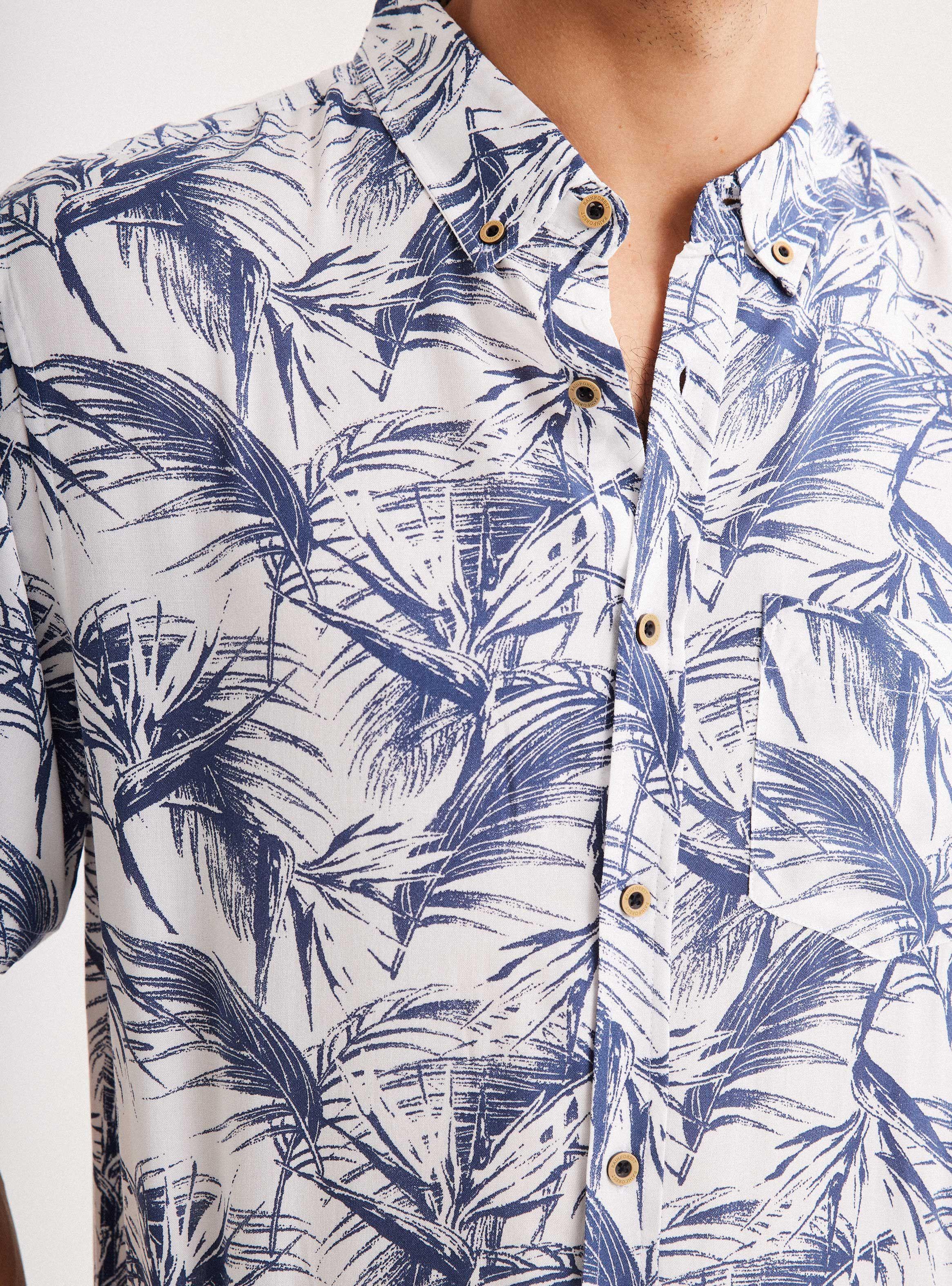 Camisa de Vestir Manga Corta Viscosa-3