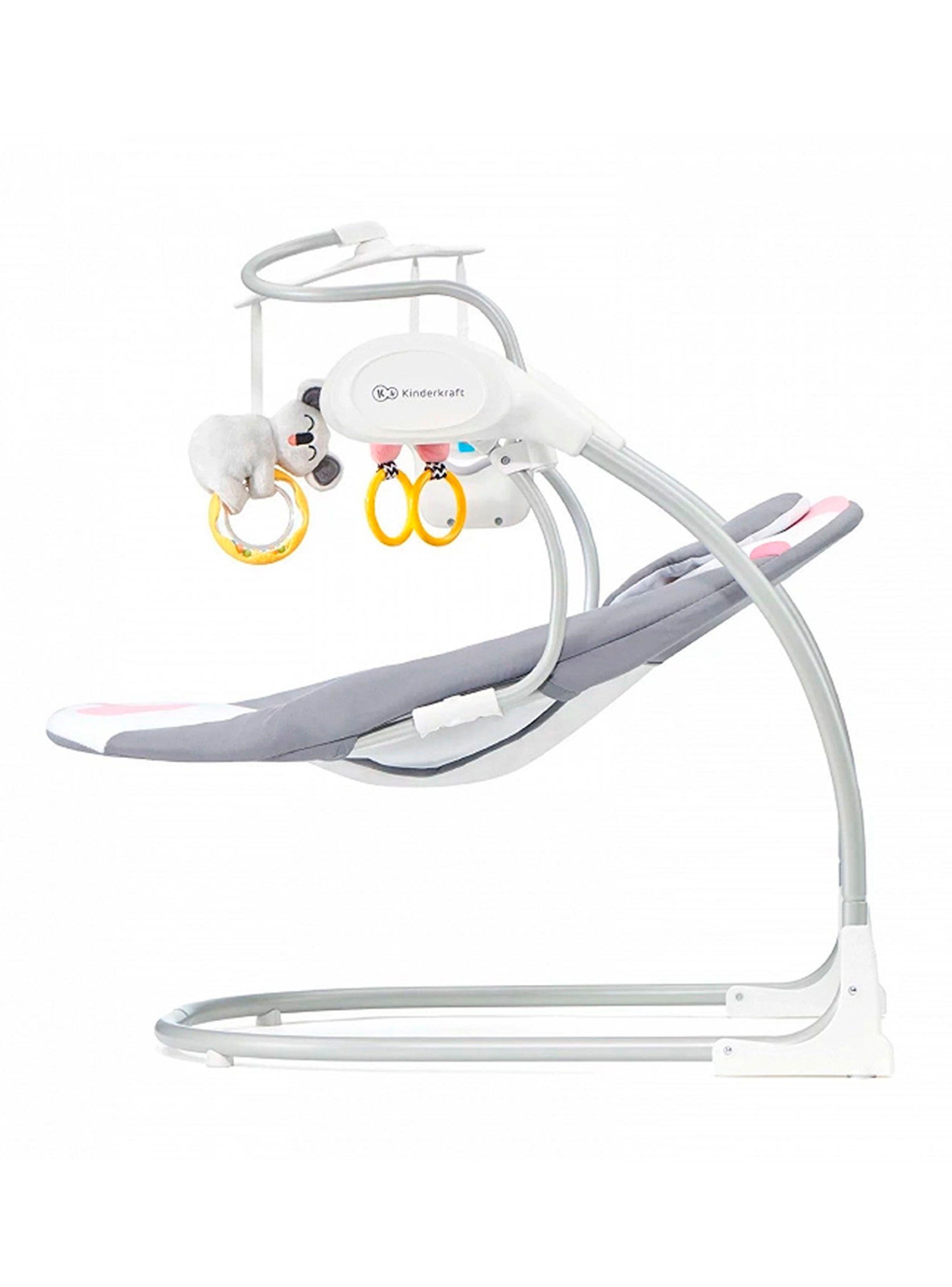 Silla Nido Mecedora Minky Rosa-2