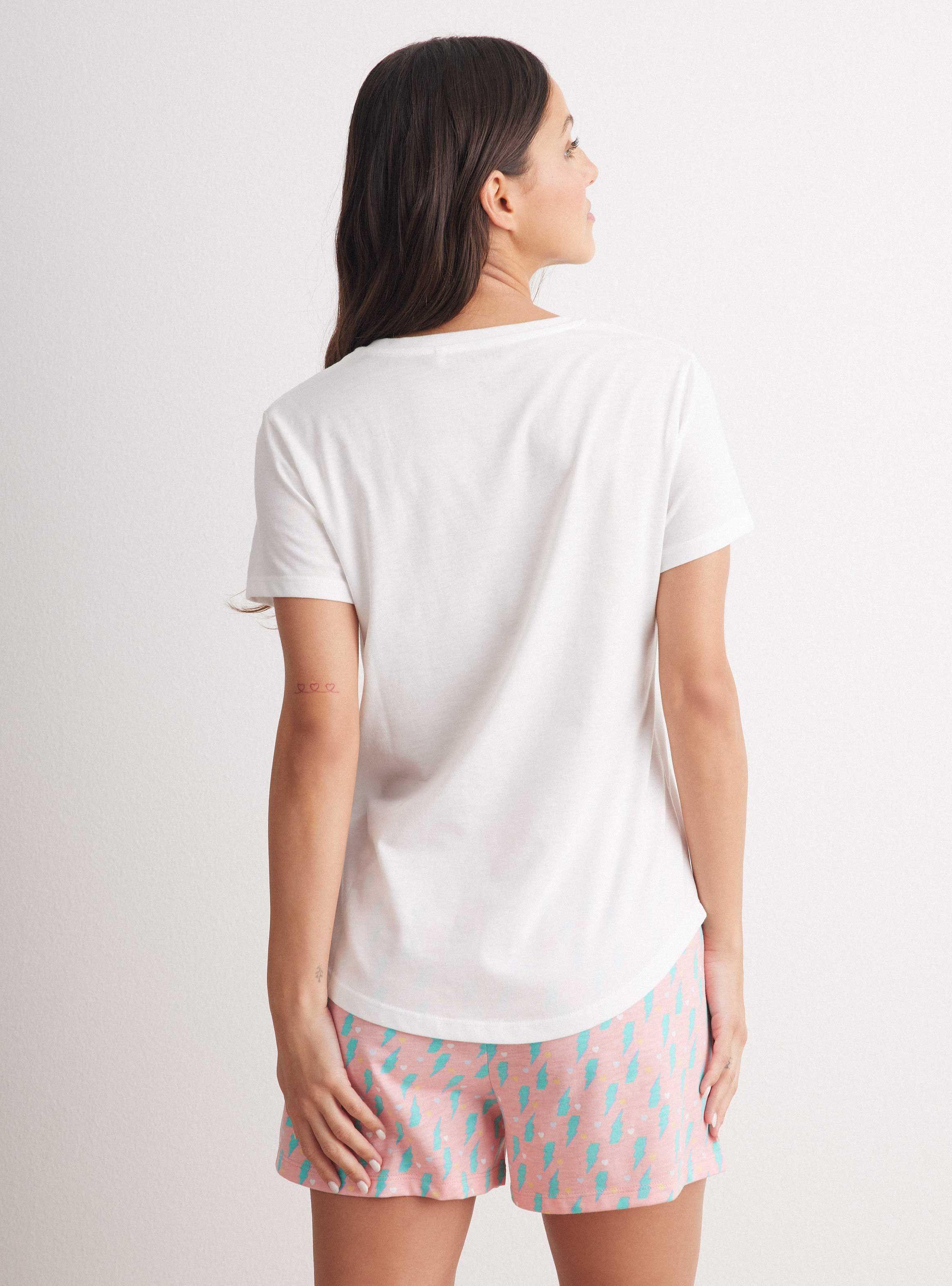 Polera Pijama Estampado con Detalles Brillo Ármalo-1