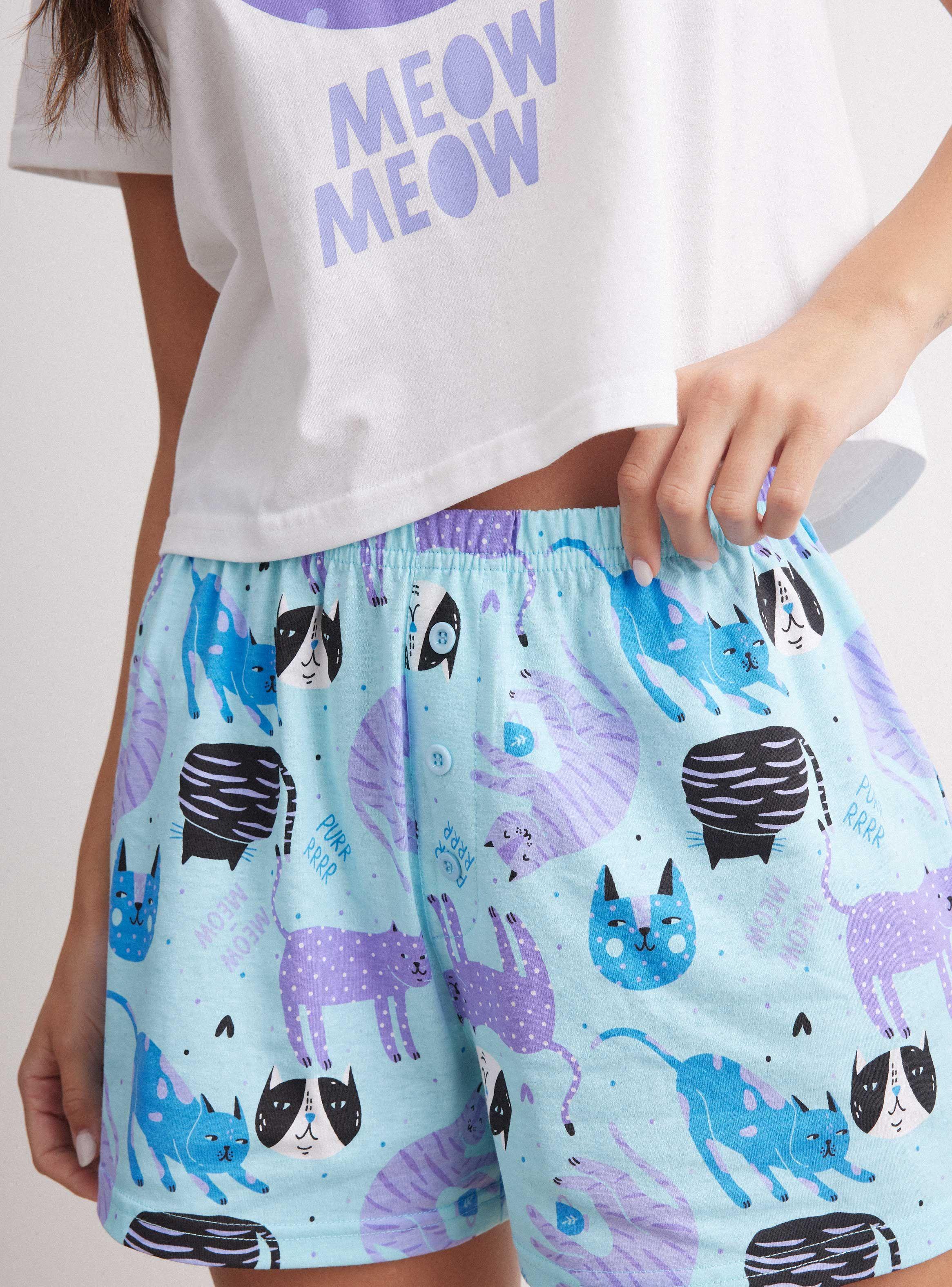 Pijama Top Estampada Pant Full Print-3