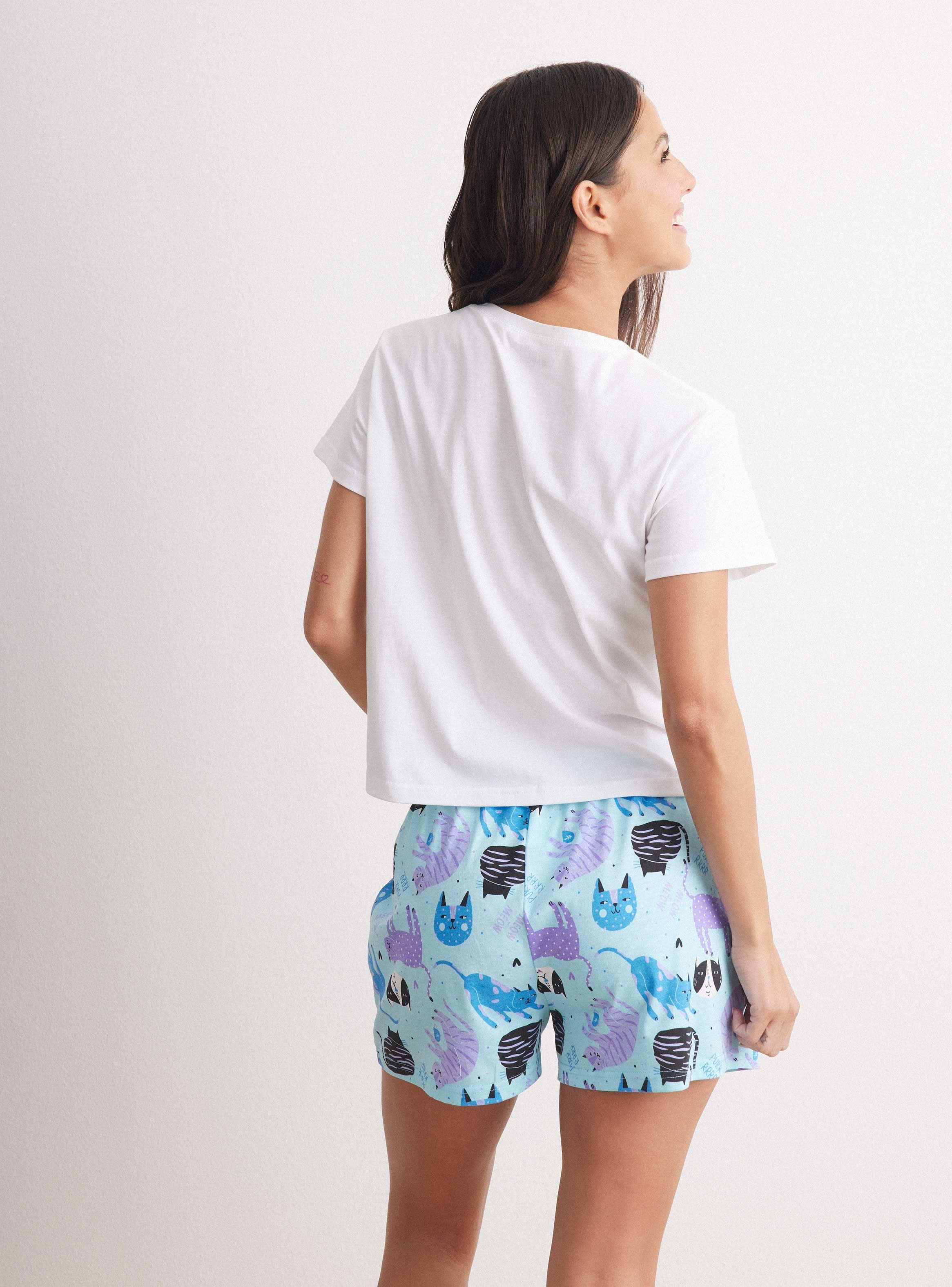 Pijama Top Estampada Pant Full Print-1