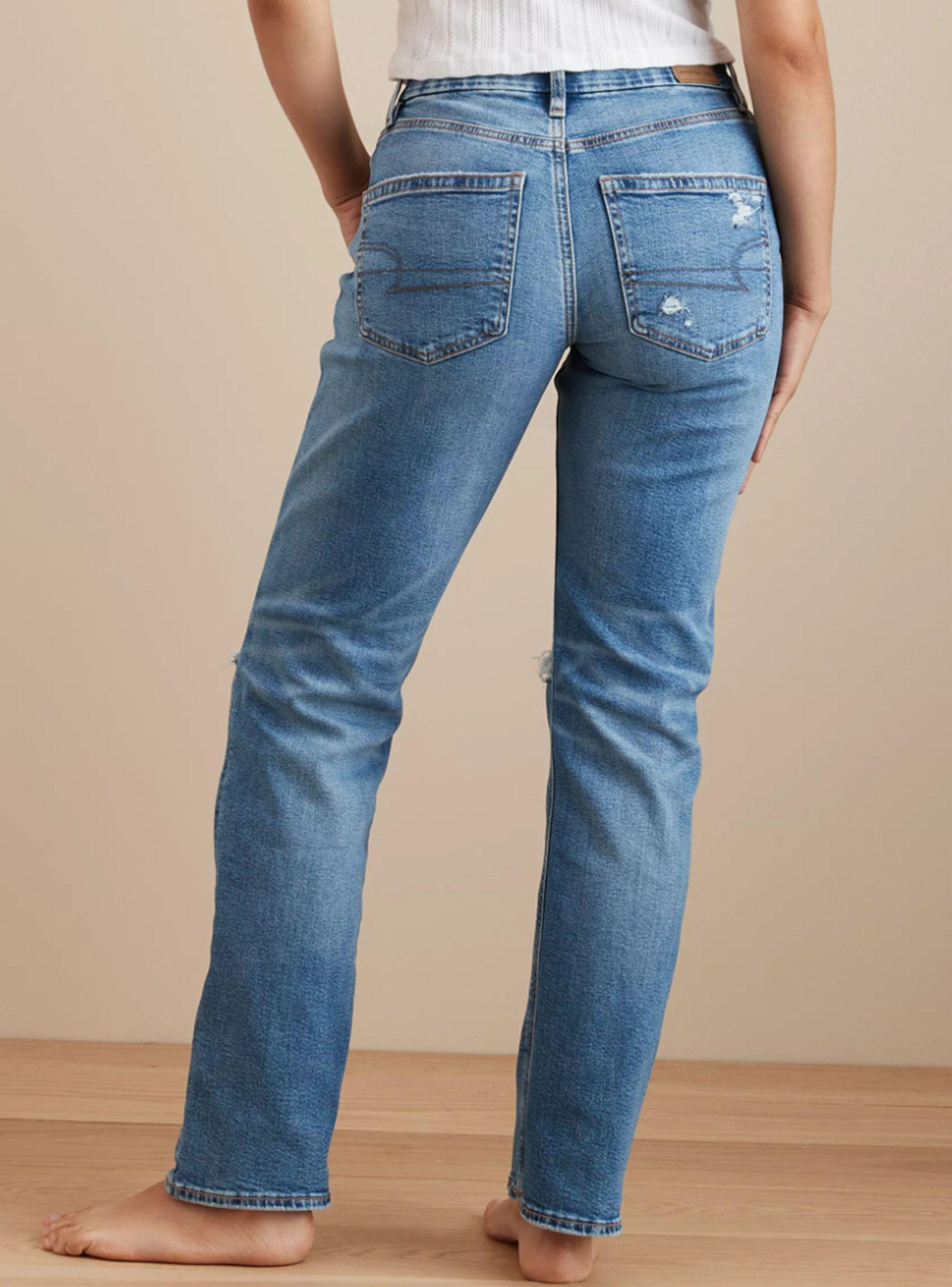 Jeans Stretch Curvy Ripped Straight-1