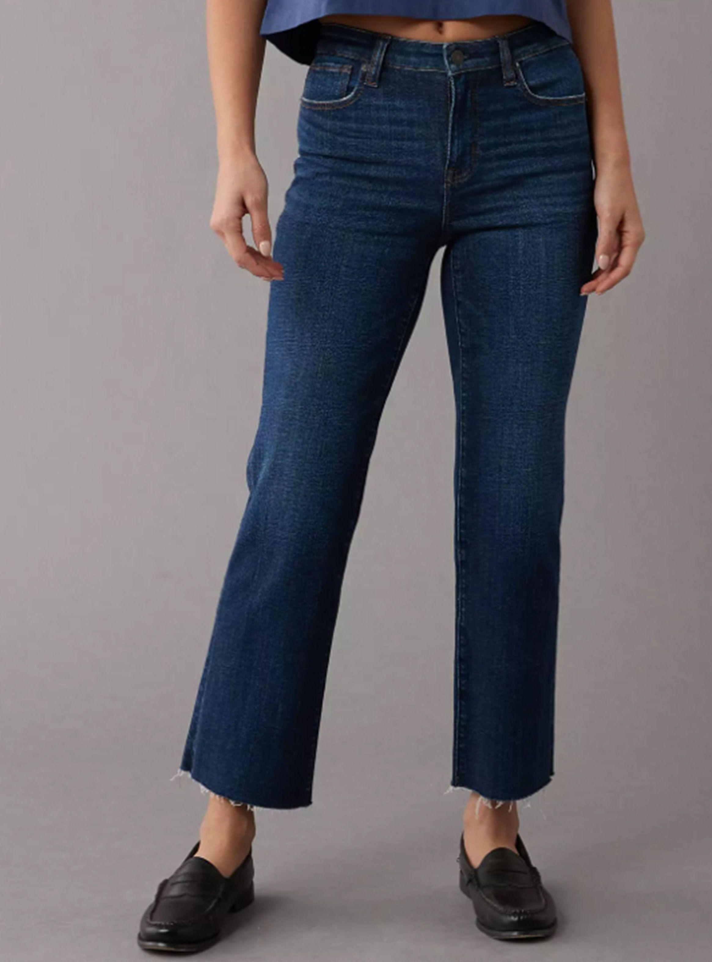 Jeans Kick Bootcut Crop Stretch Cintura Alta-0