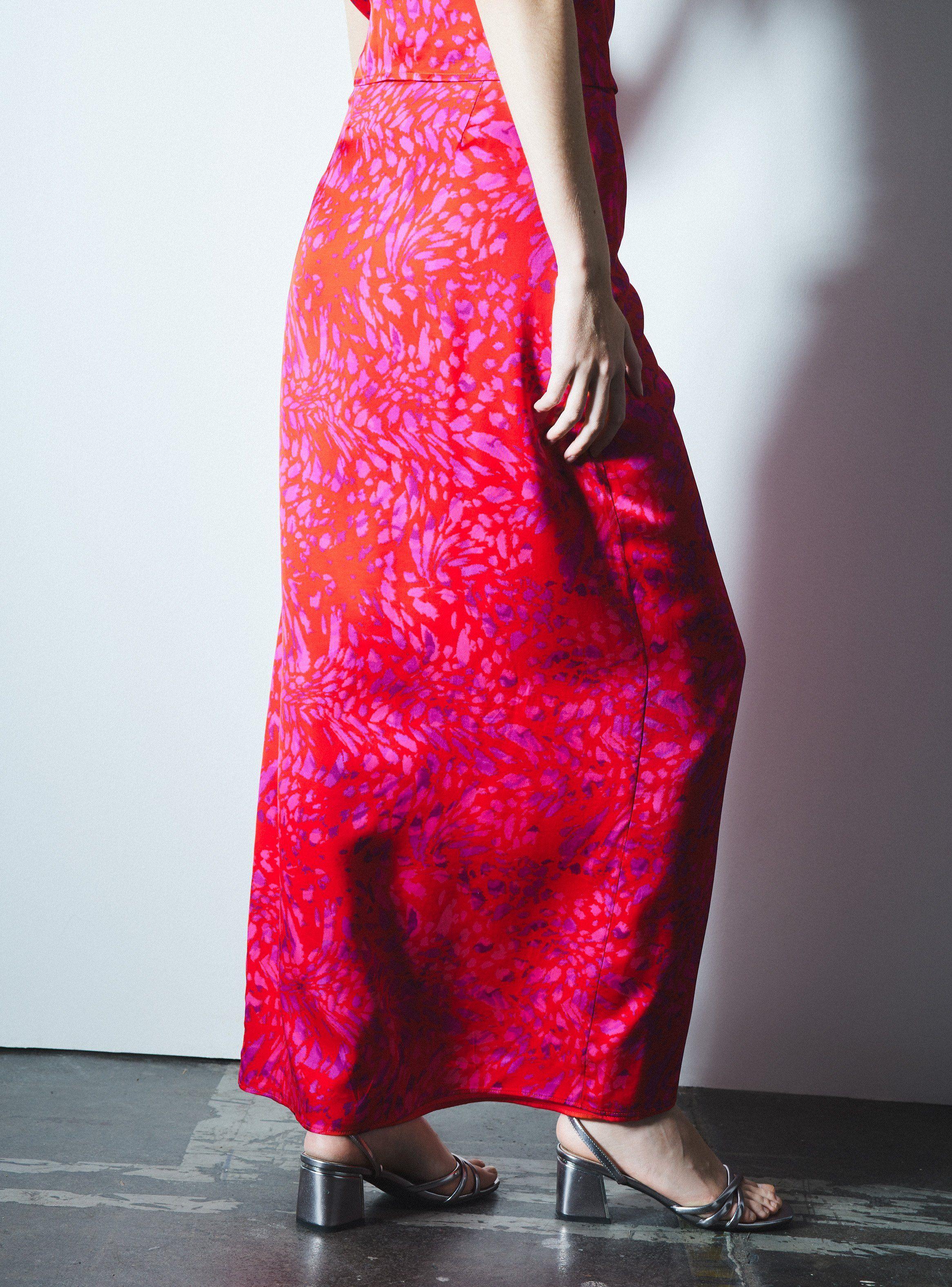 Falda Pareo Larga Estampada-1