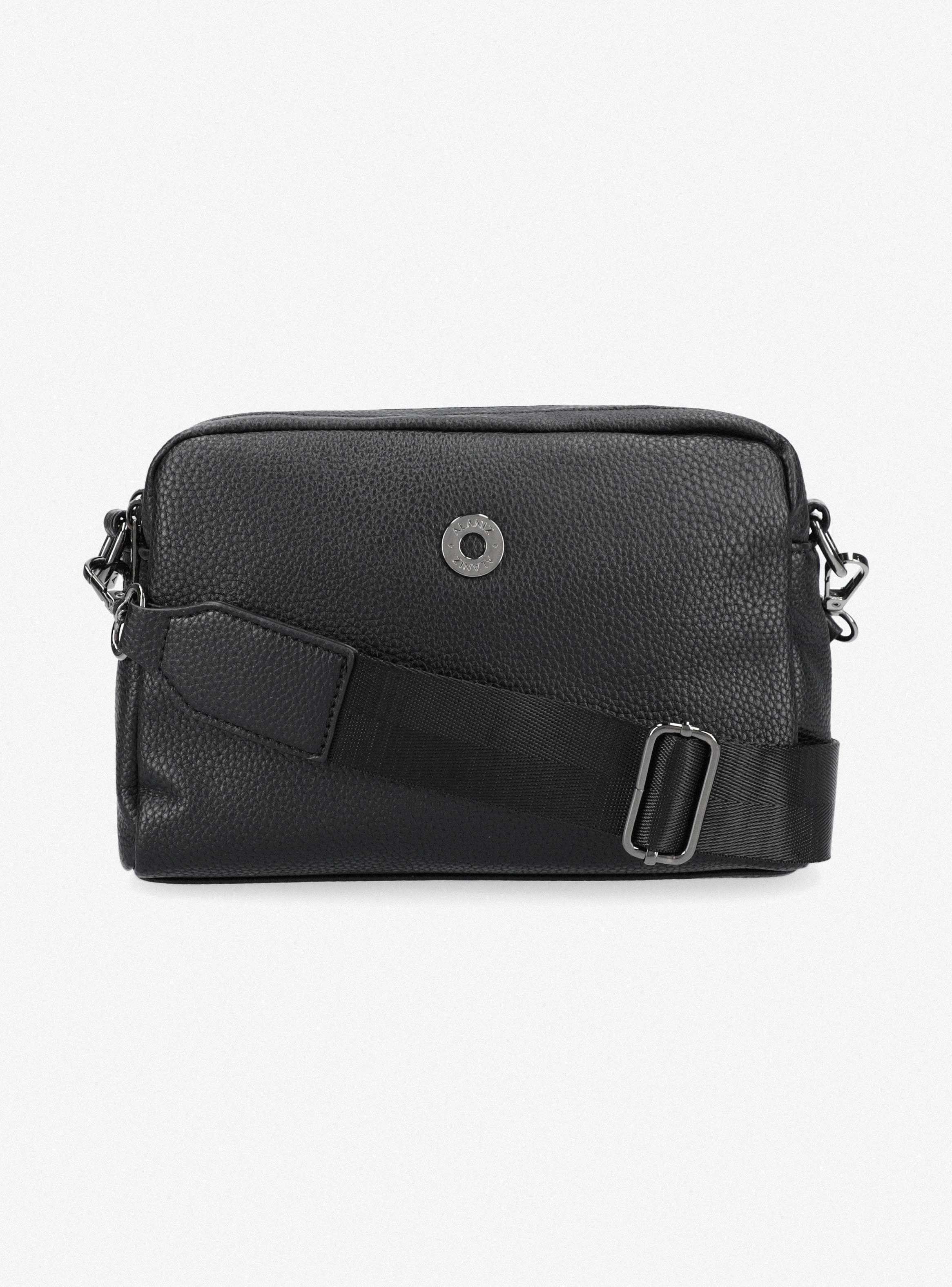Cartera Cruzada Doble Compartimiento con Correa Ajustable-2