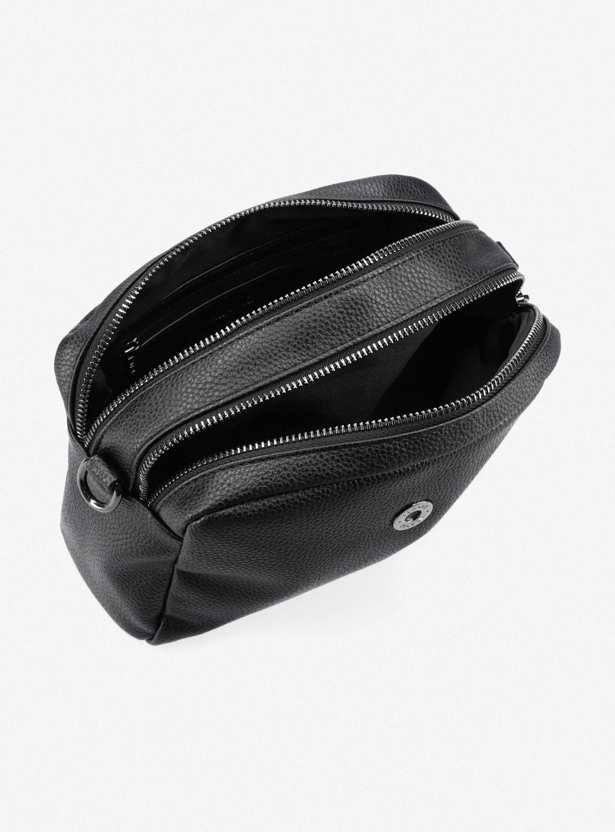 Cartera Cruzada Doble Compartimiento con Correa Ajustable-5