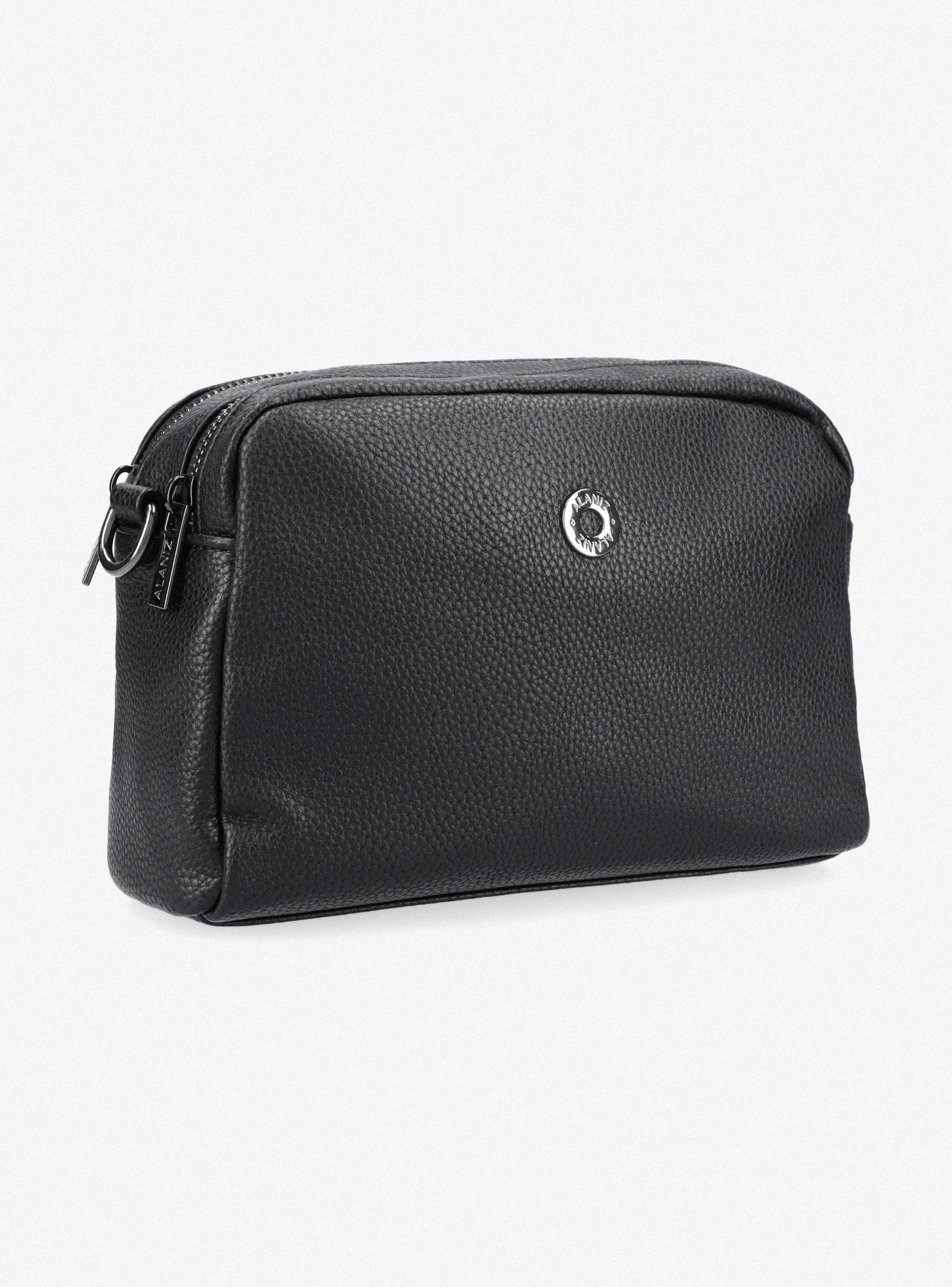 Cartera Cruzada Doble Compartimiento con Correa Ajustable-3