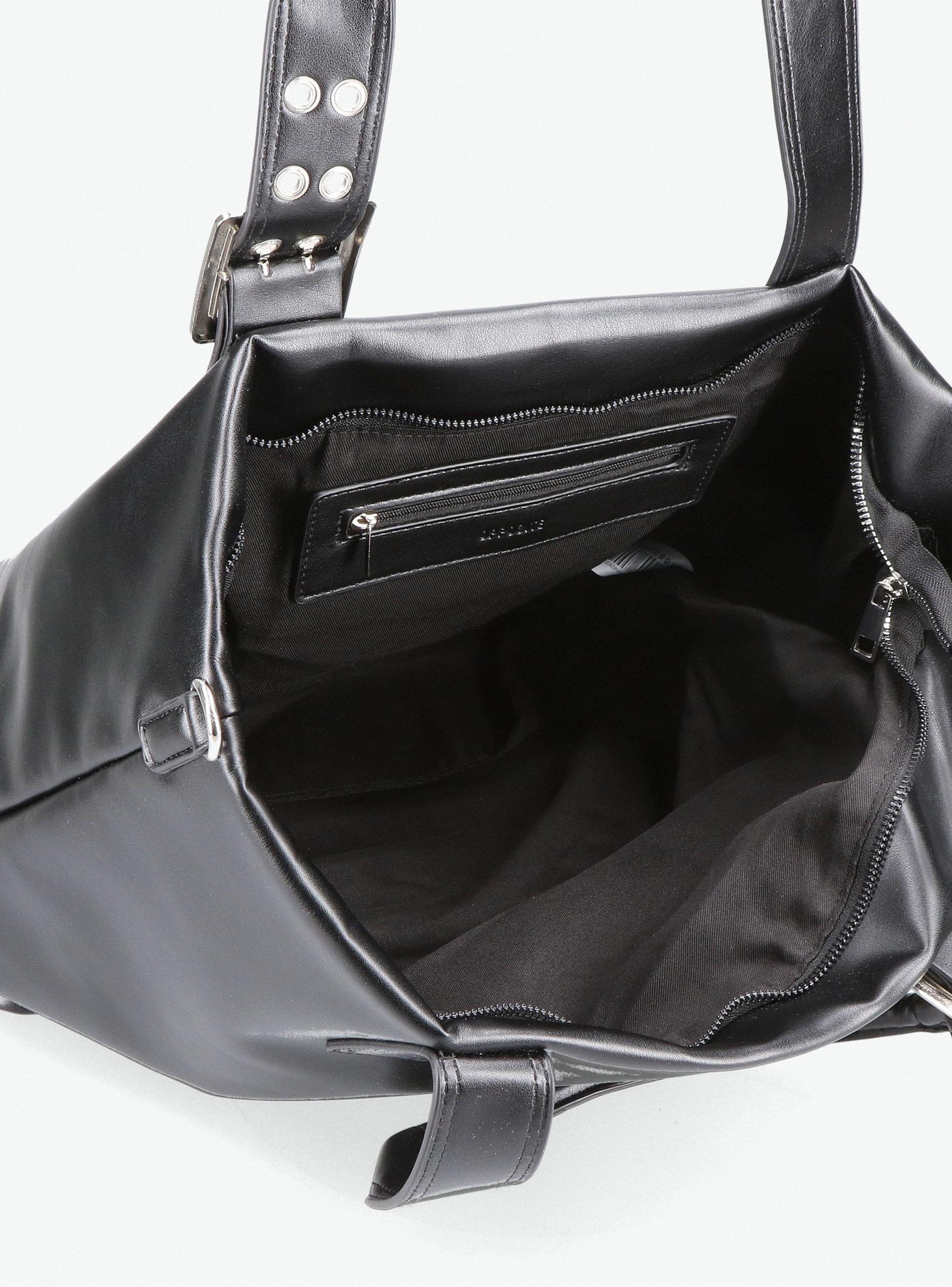 Cartera de Hombro con Detalle Hebilla Metálica-5