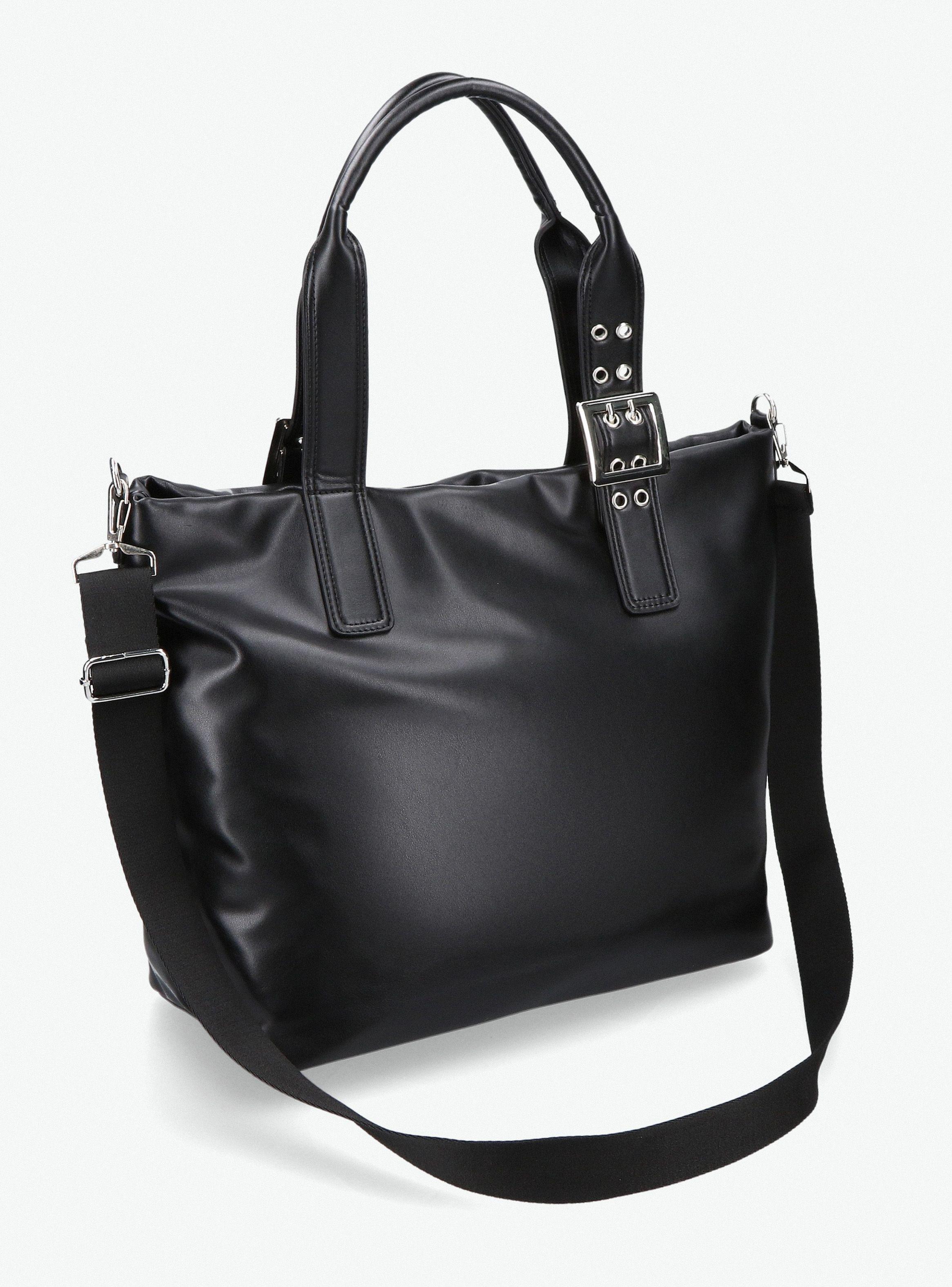 Cartera de Hombro con Detalle Hebilla Metálica-4
