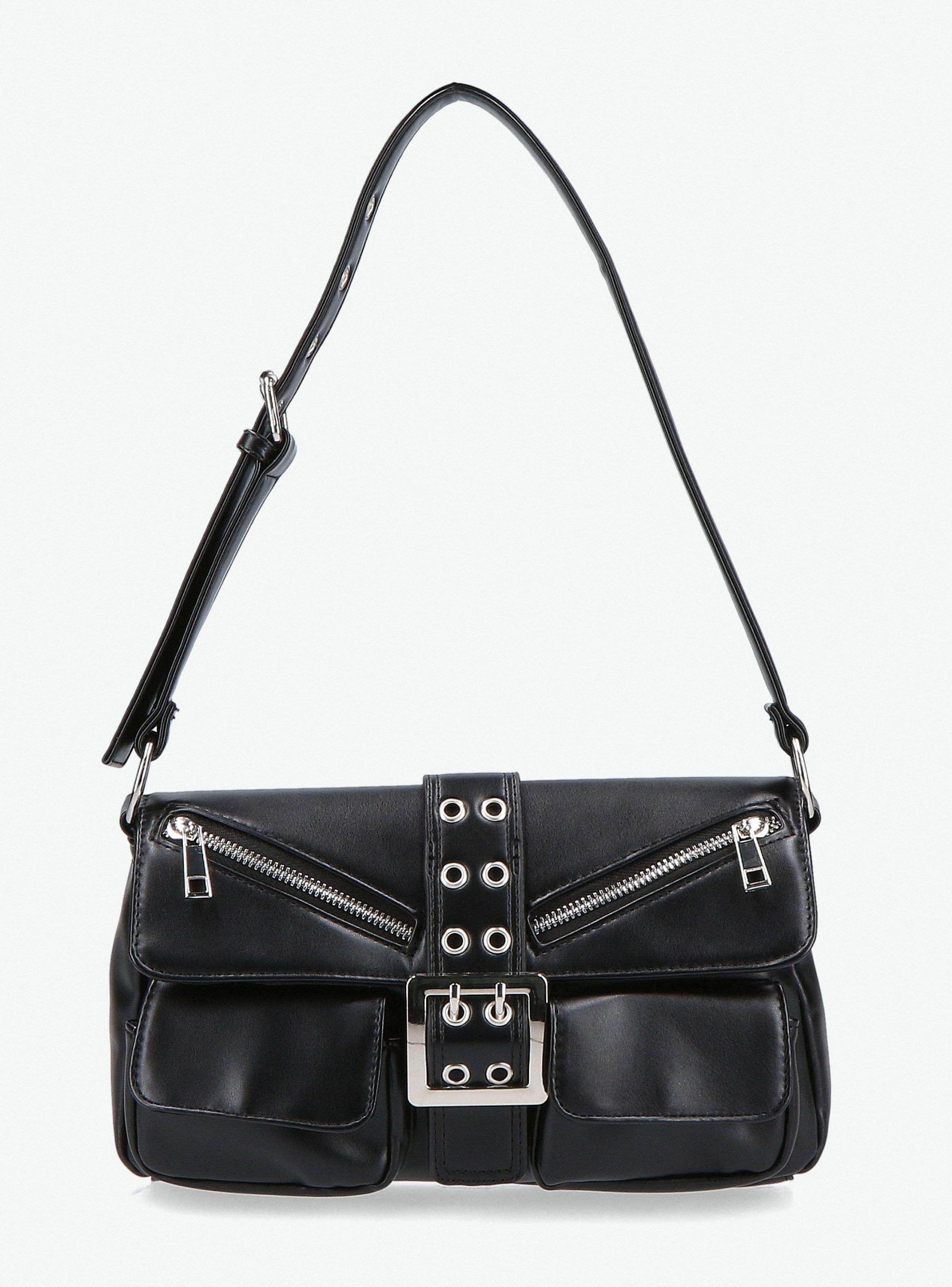 Cartera de Hombro con Hebilla Metálica-2