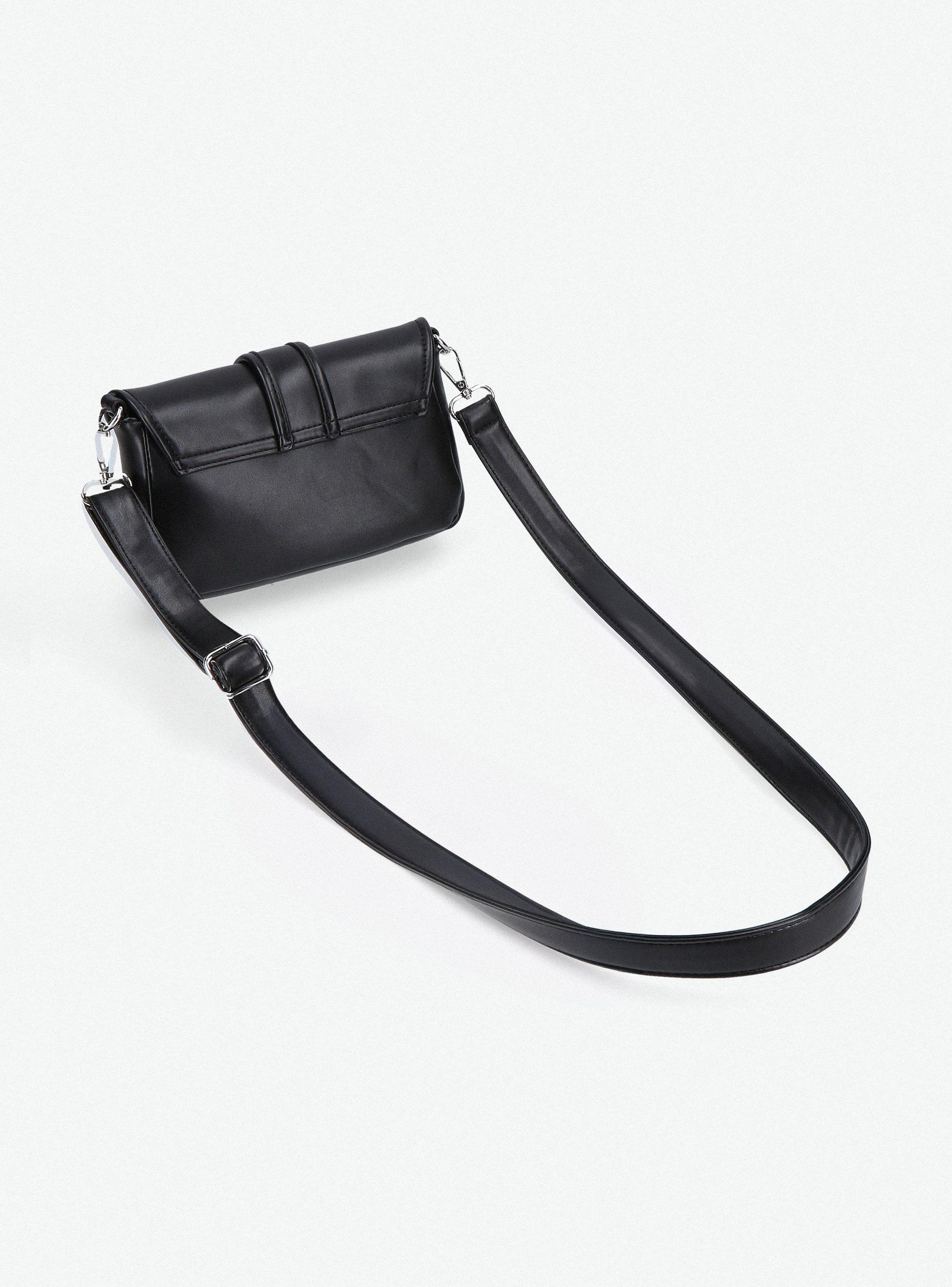 Cartera Cruzada con Hebilla Metálica-4