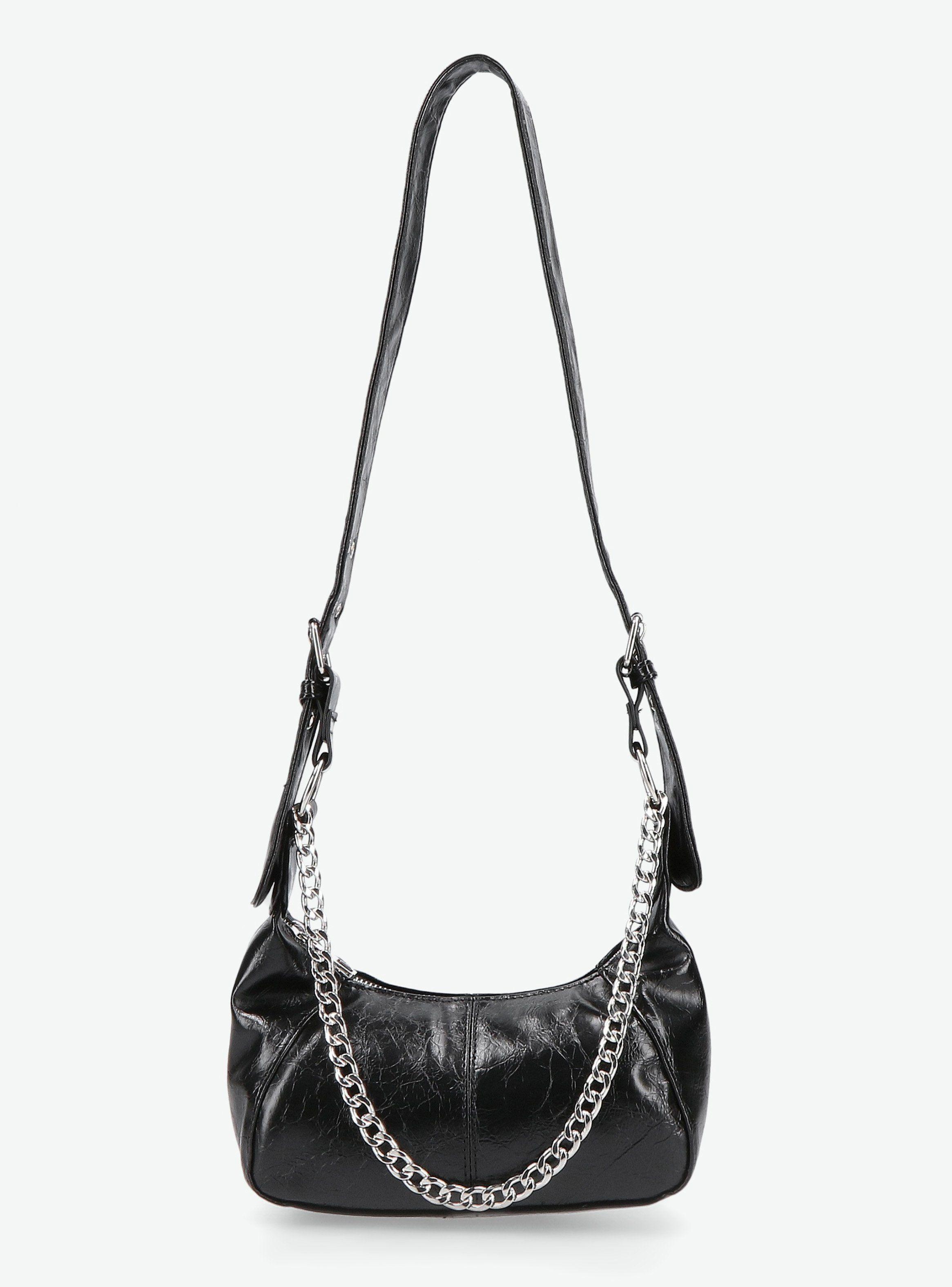 Cartera Cruzada con Detalle Cadena Metálica-2