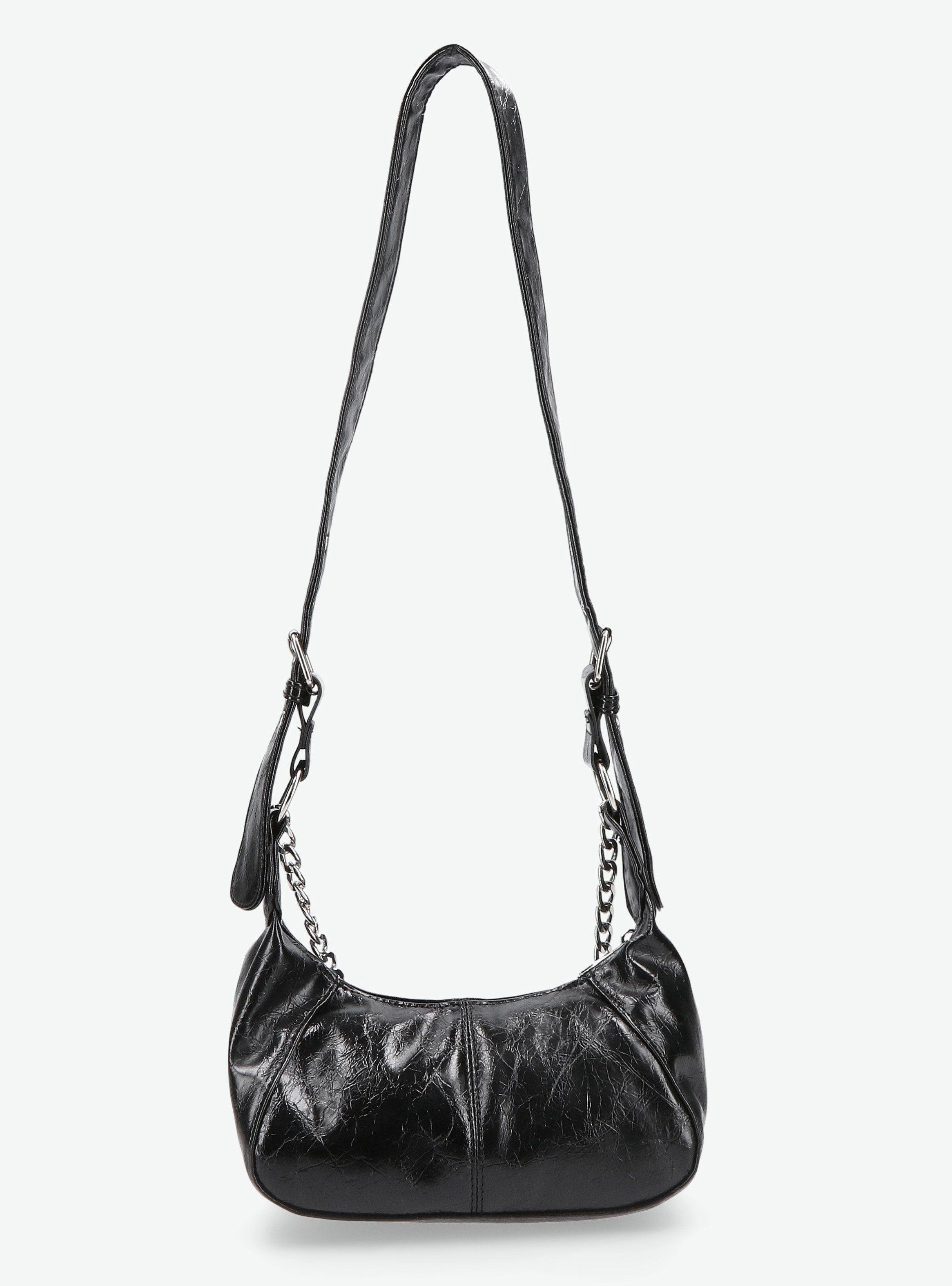 Cartera Cruzada con Detalle Cadena Metálica-4