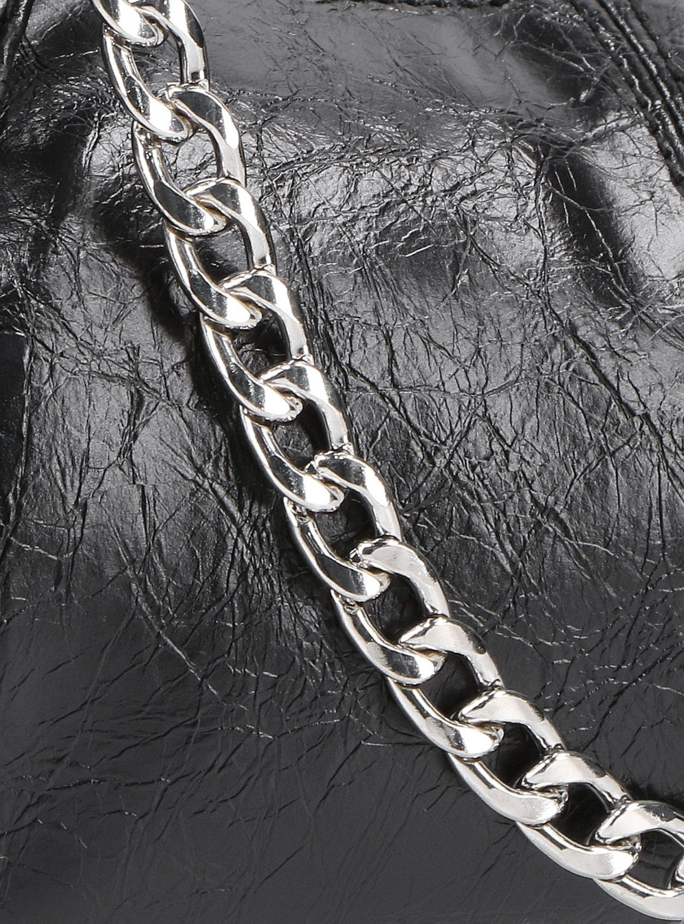 Cartera Cruzada con Detalle Cadena Metálica-6