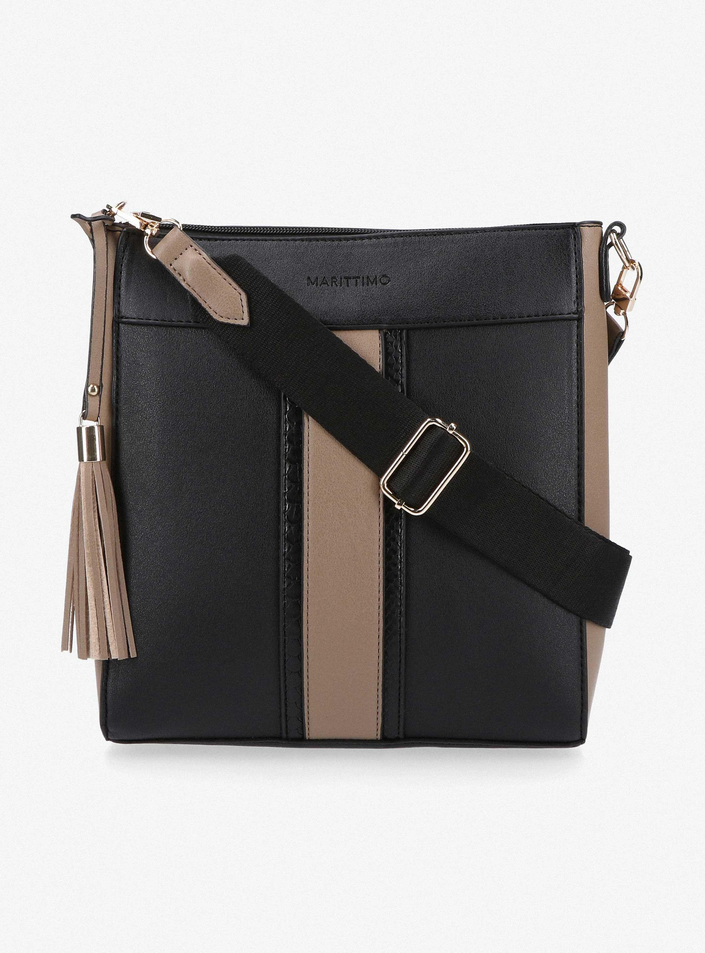Cartera Crossbody con Huincha y Texturas-2
