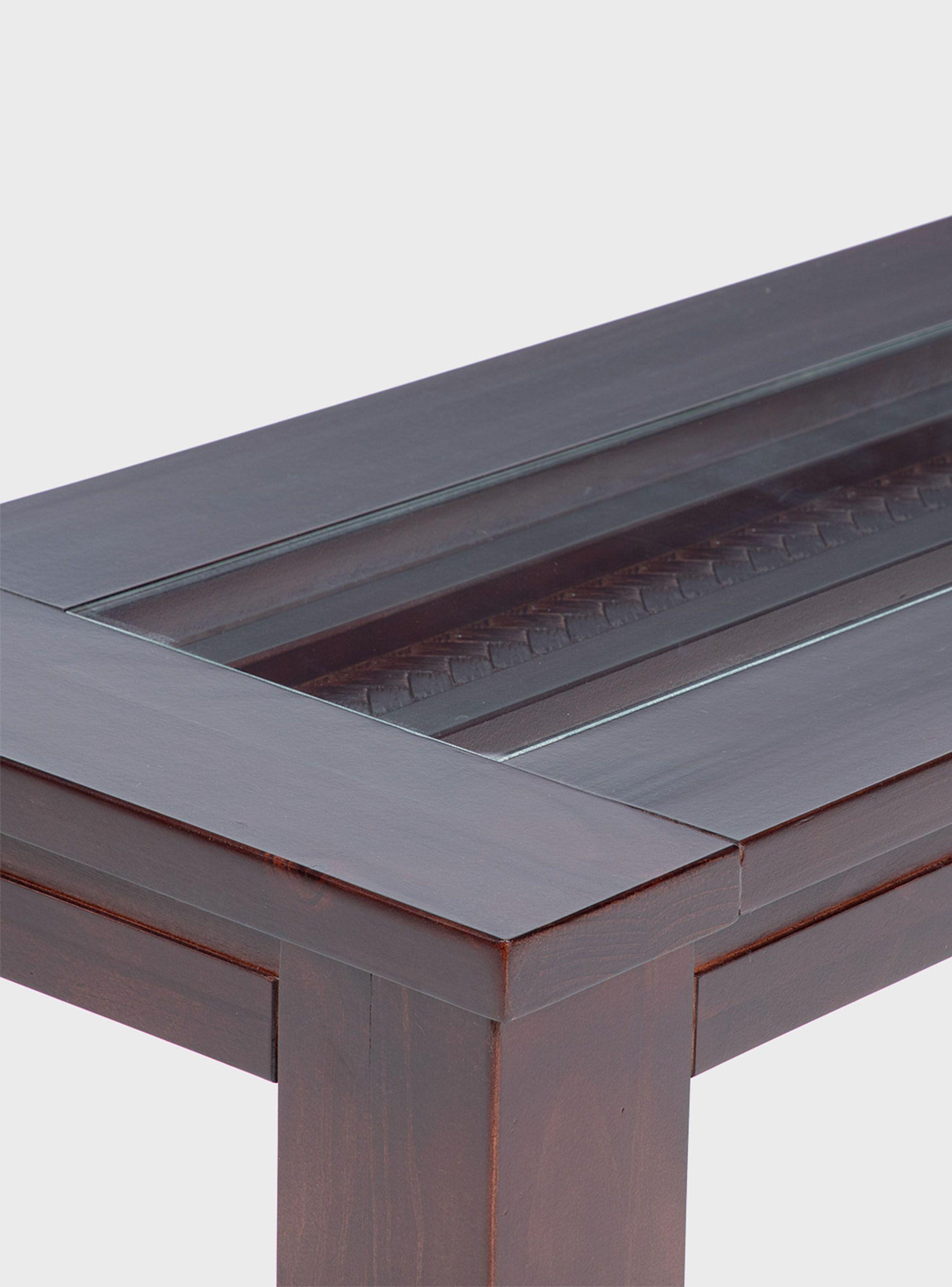 Mesa Arrimo New Malaga 46x100 cm Chocolate-4