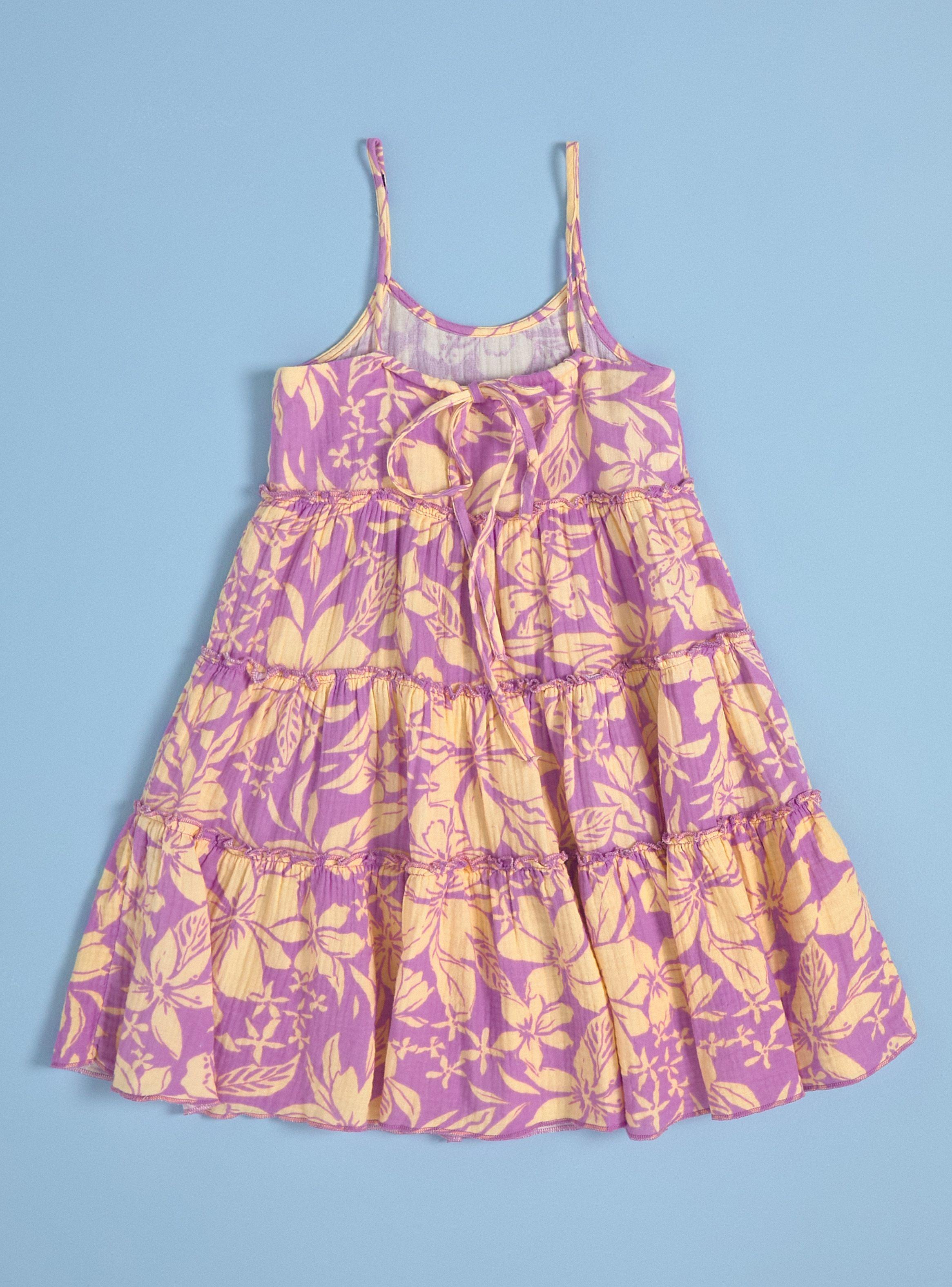 Vestido Bambula Estampado Paneles-3