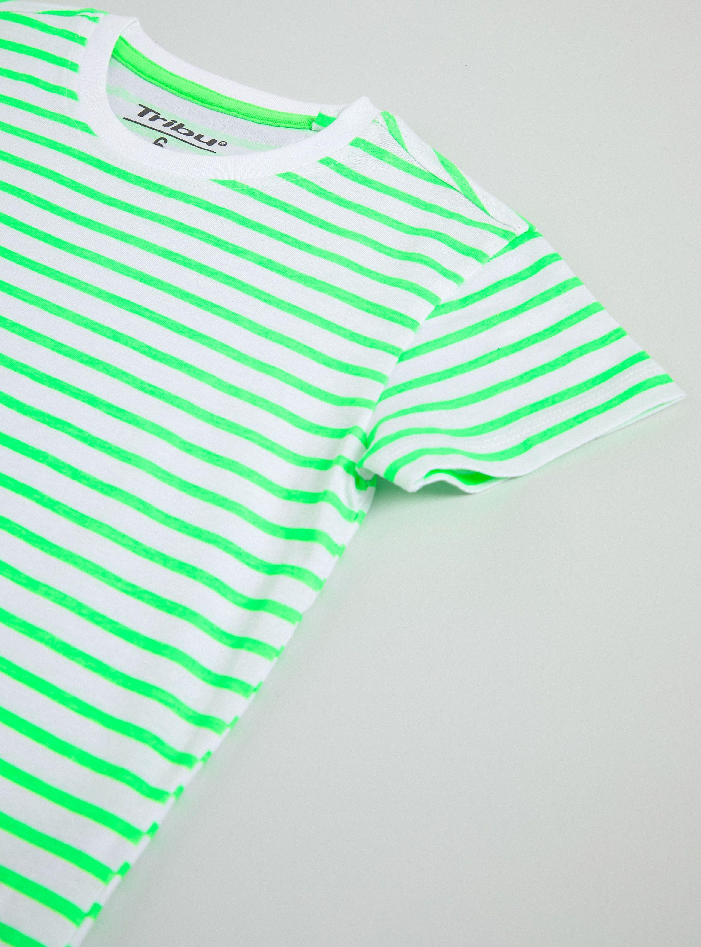 Polera Rayas Fluor-4