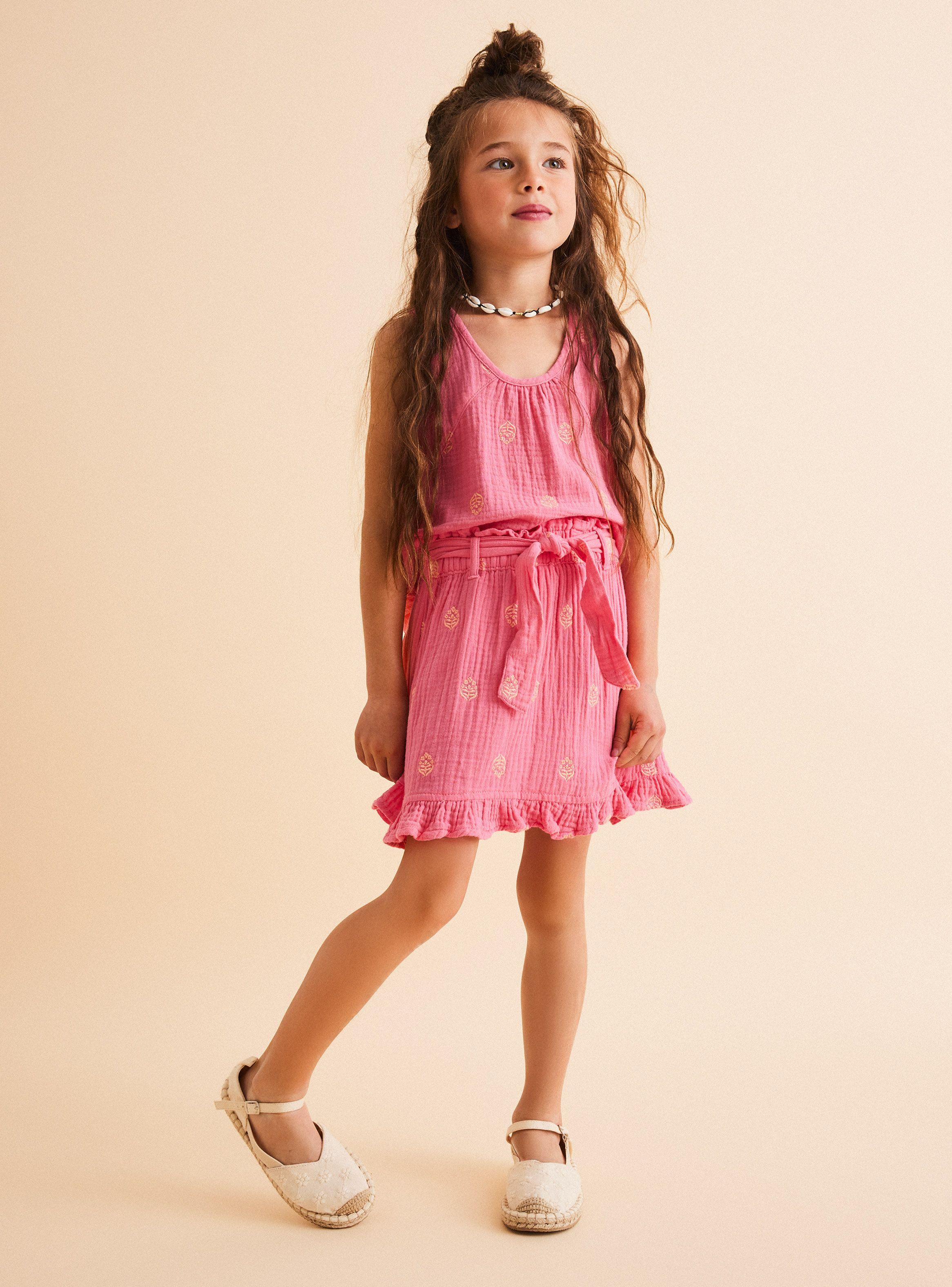 Short Falda Short Muselina Bordado-0