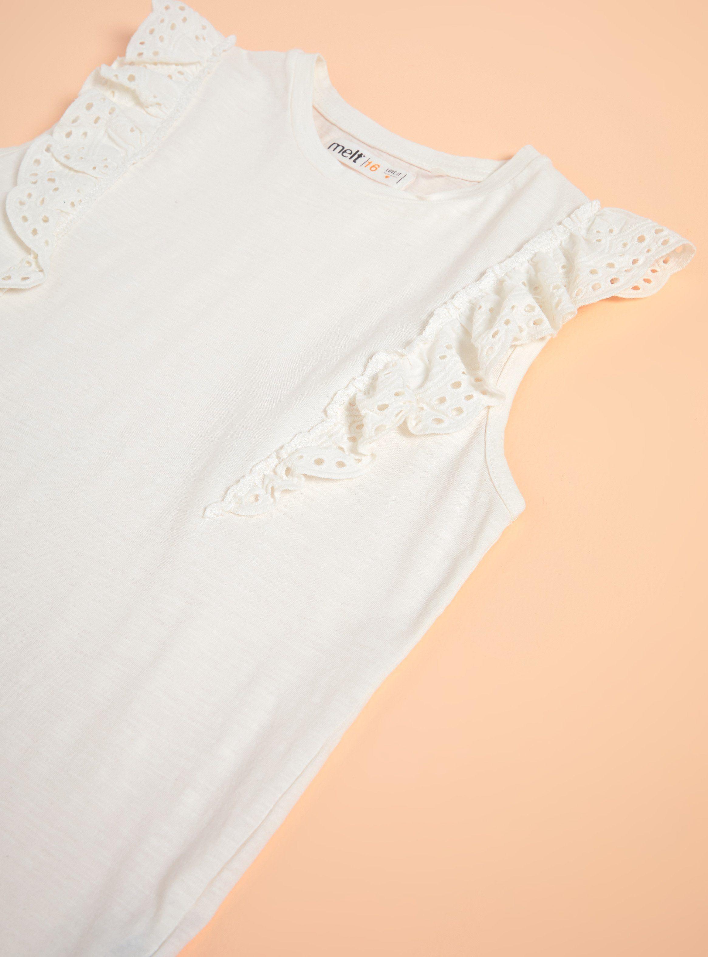 Polera Detalle de Broderie, Garment Dye-4