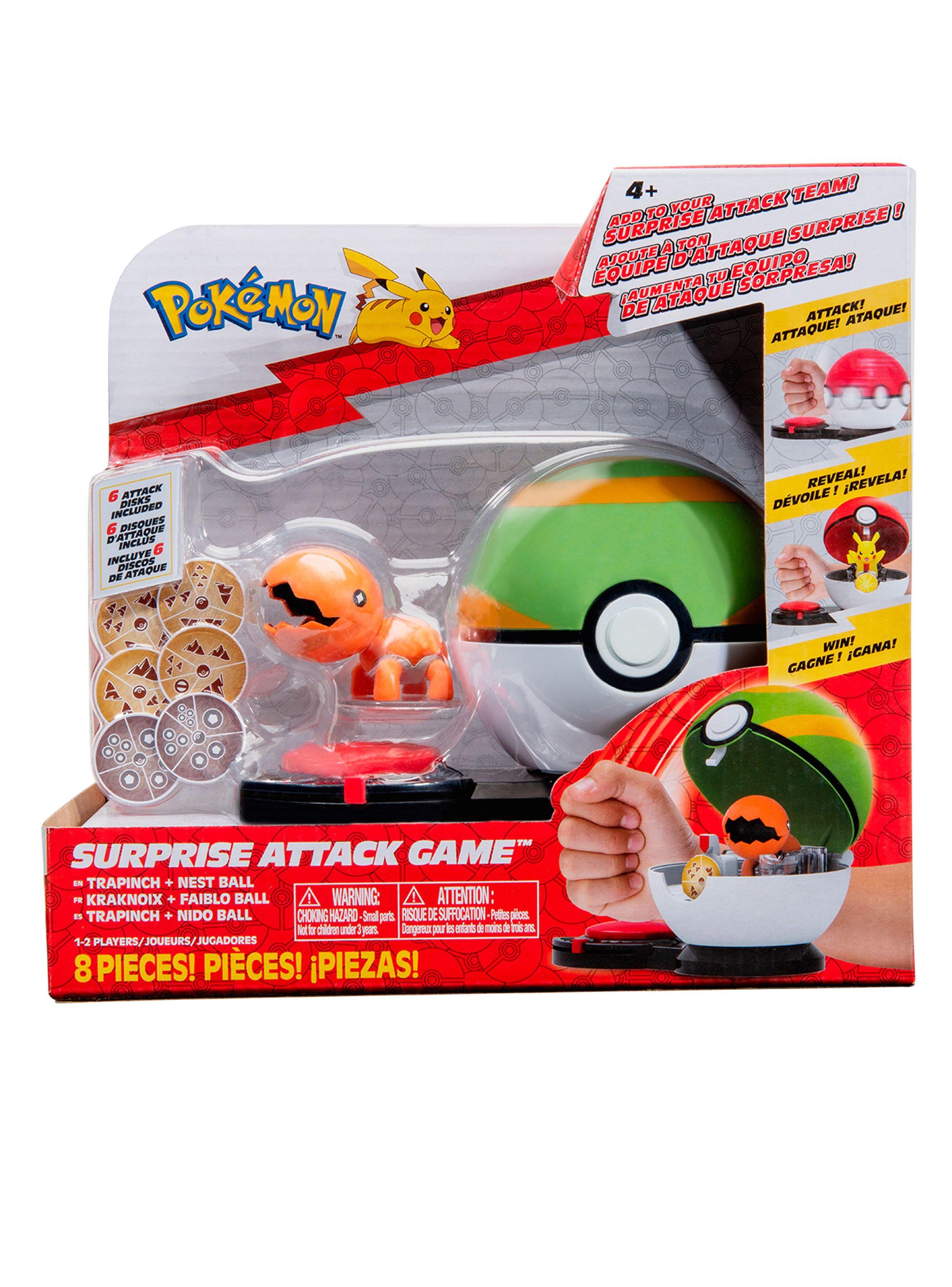 Set Figura de Acción Trapinch Ataque Sorpresa + Pokebola-4