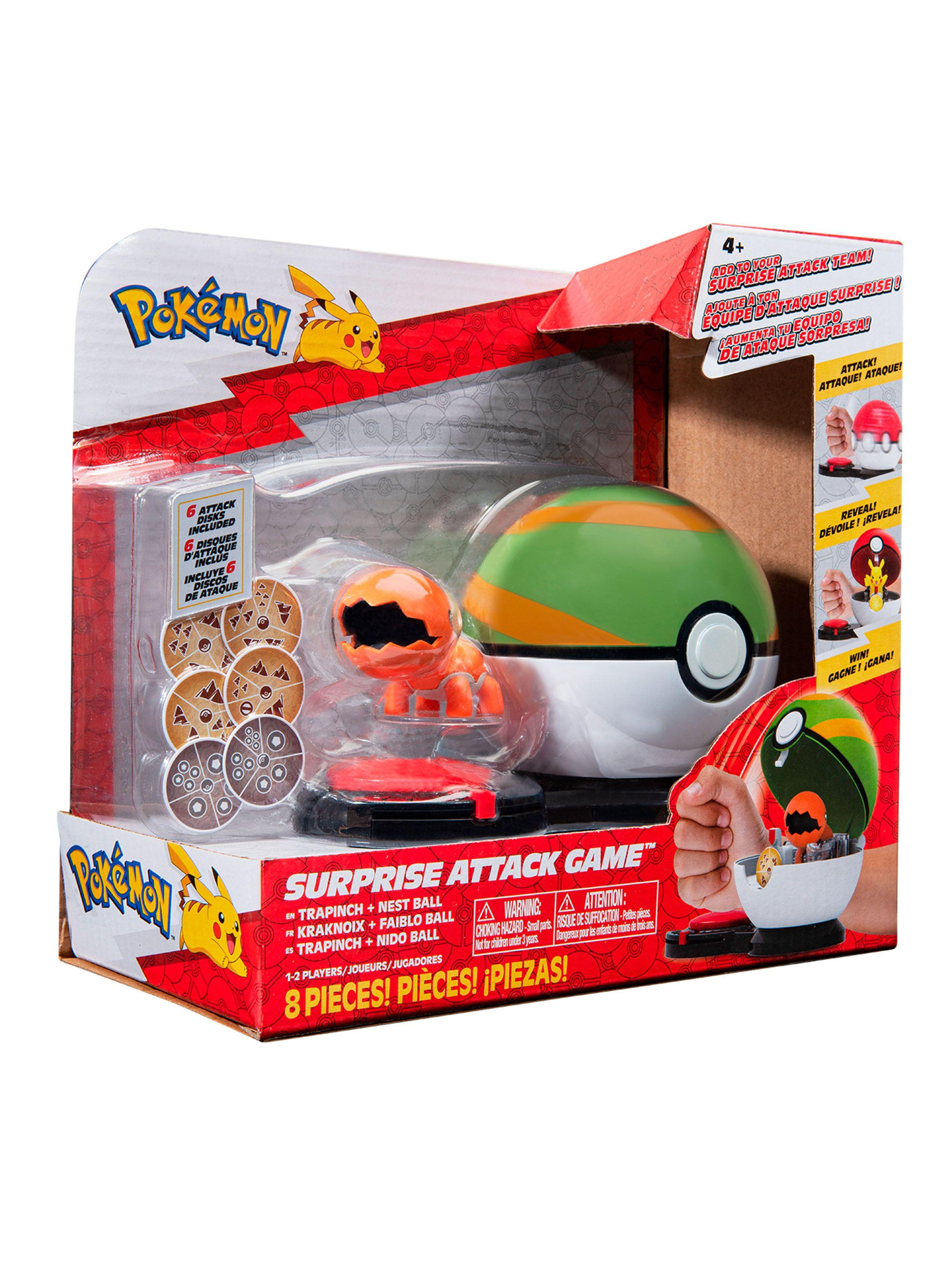 Set Figura de Acción Trapinch Ataque Sorpresa + Pokebola-3
