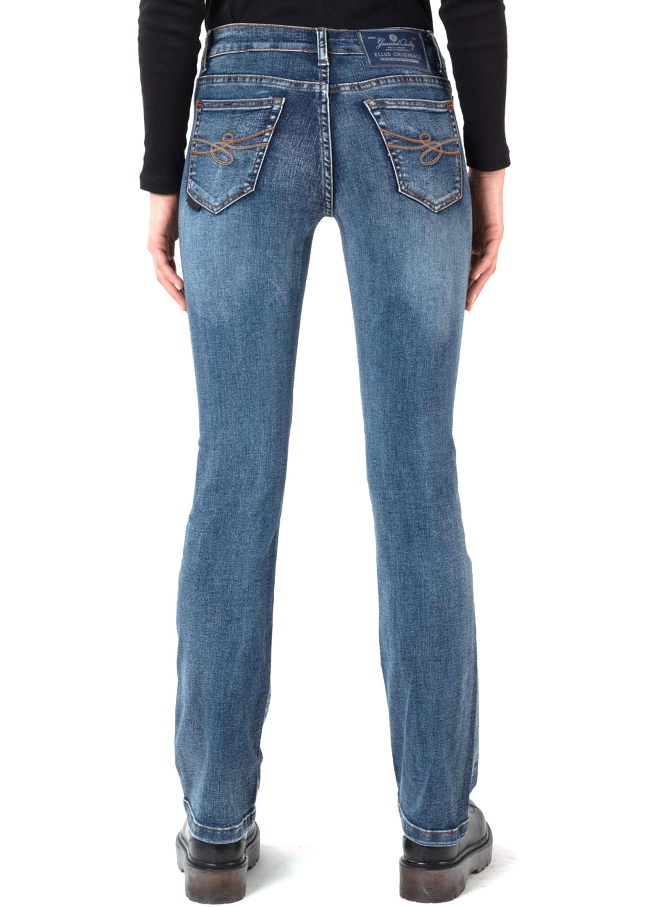 Jeans Tiro Medio Long Leg Five Pockets-1