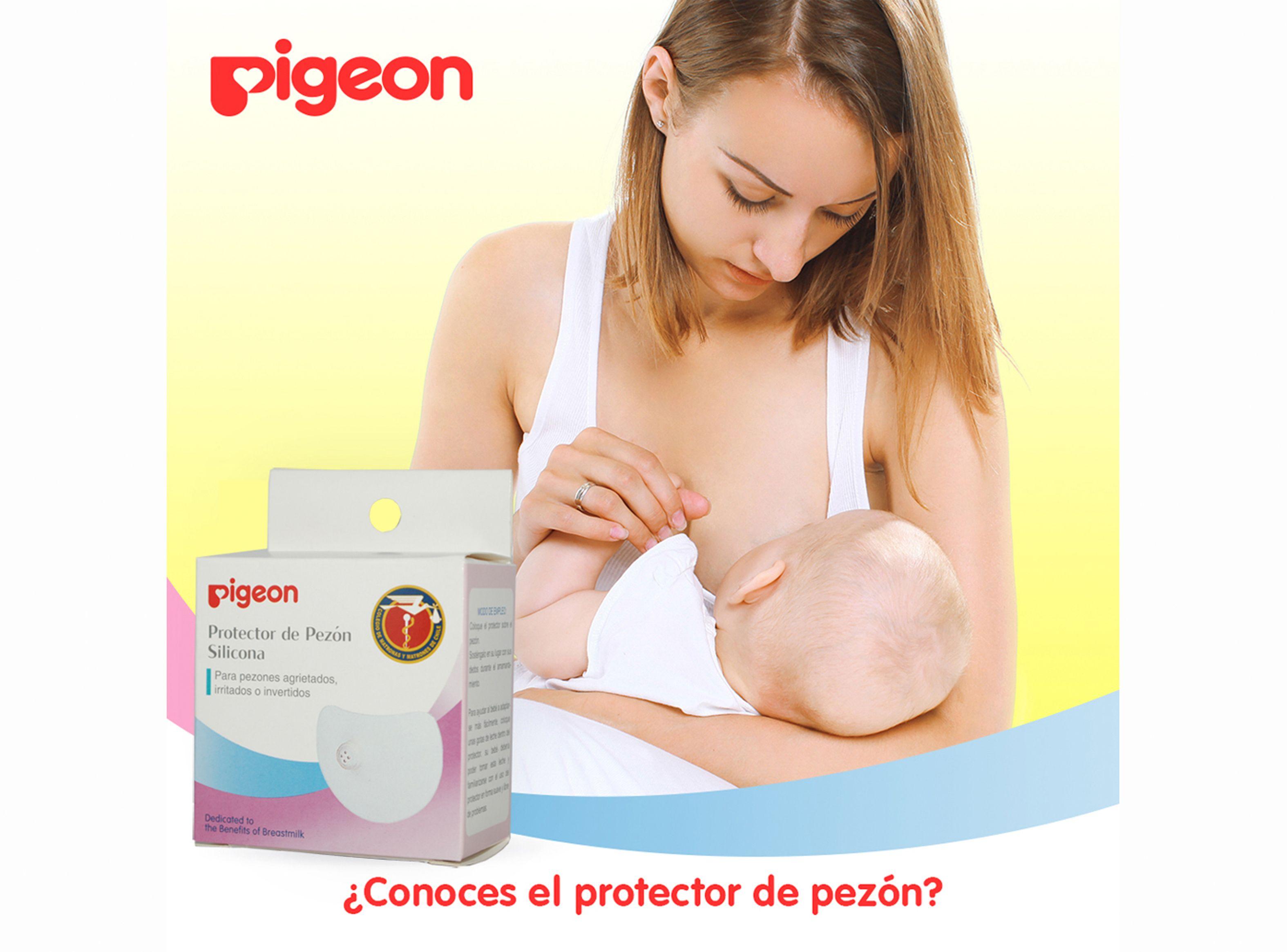Protector de Pezón Silicona Pigeon-2